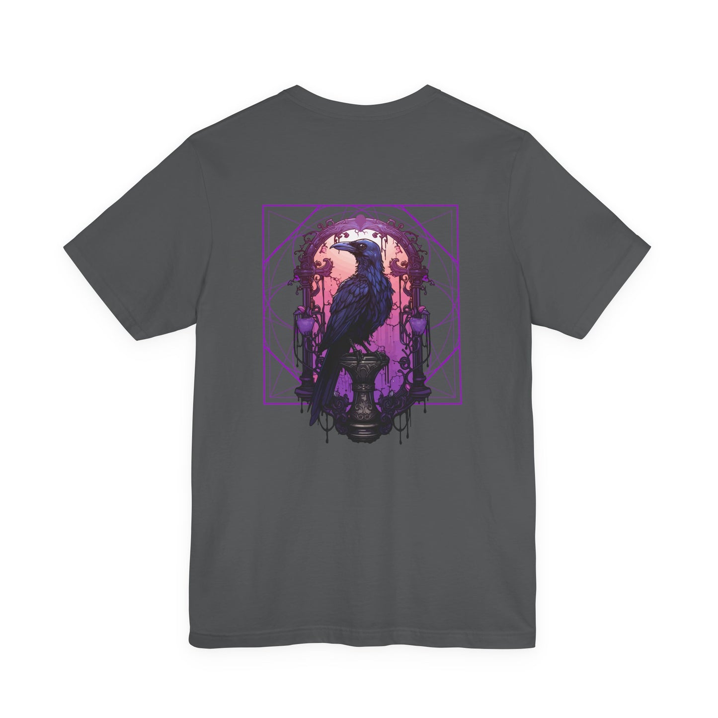 Moonlit Crow Purple Night T-Shirt