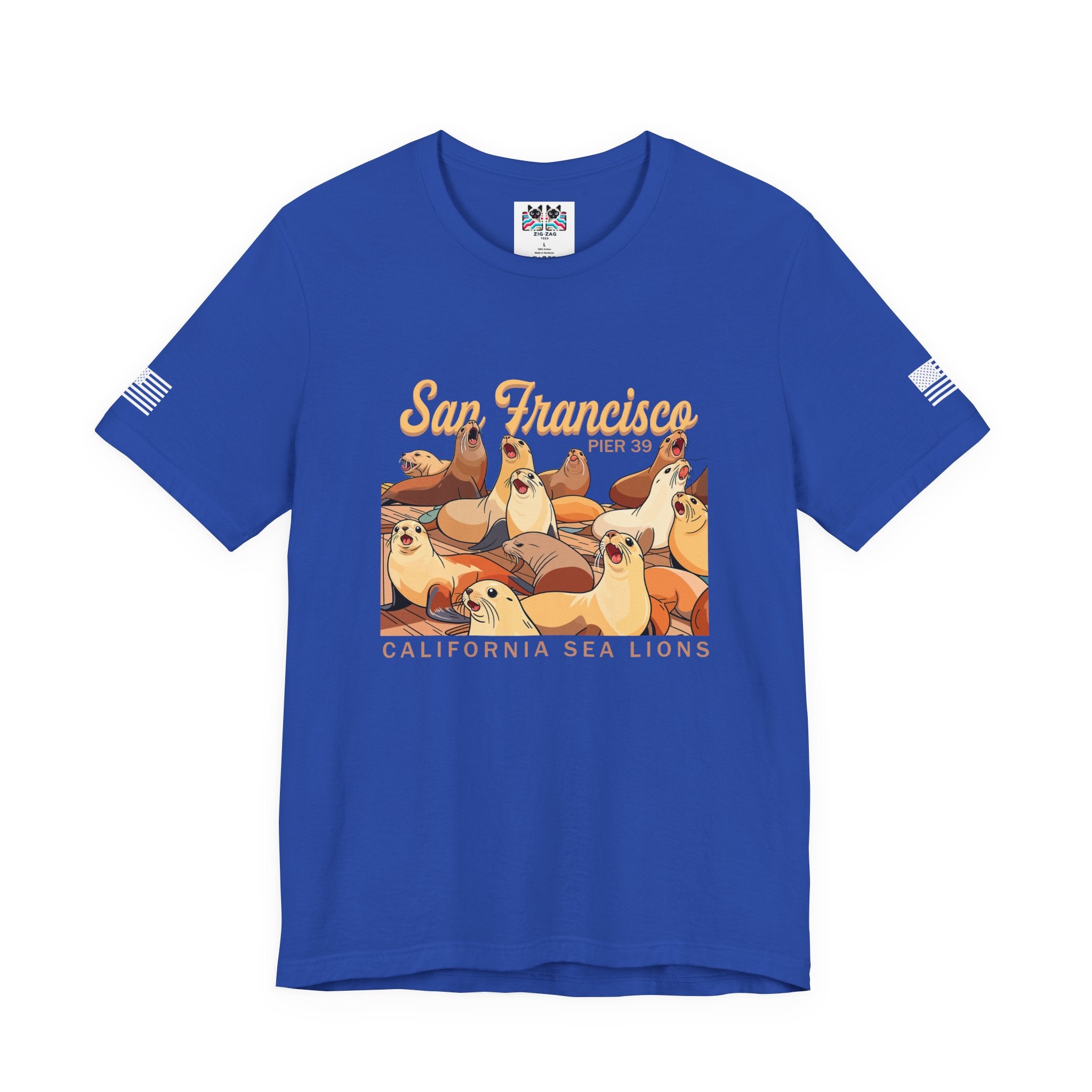 San Francisco Pier 39 California Sea Lions T-Shirt – SF Souvenir Graphic Tee