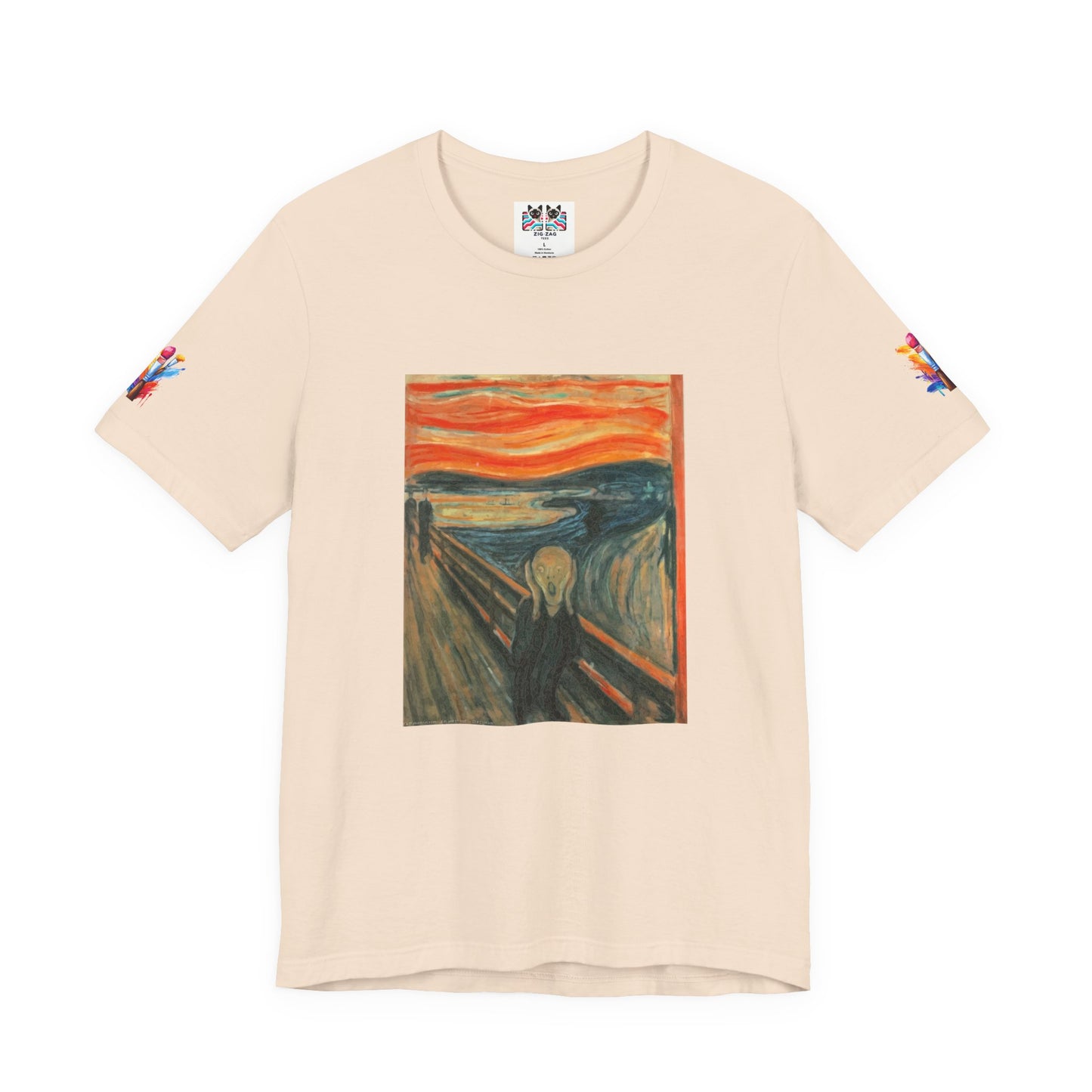 The Scream Art T-Shirt – Edvard Munch Expressionist Masterpiece Graphic Tee