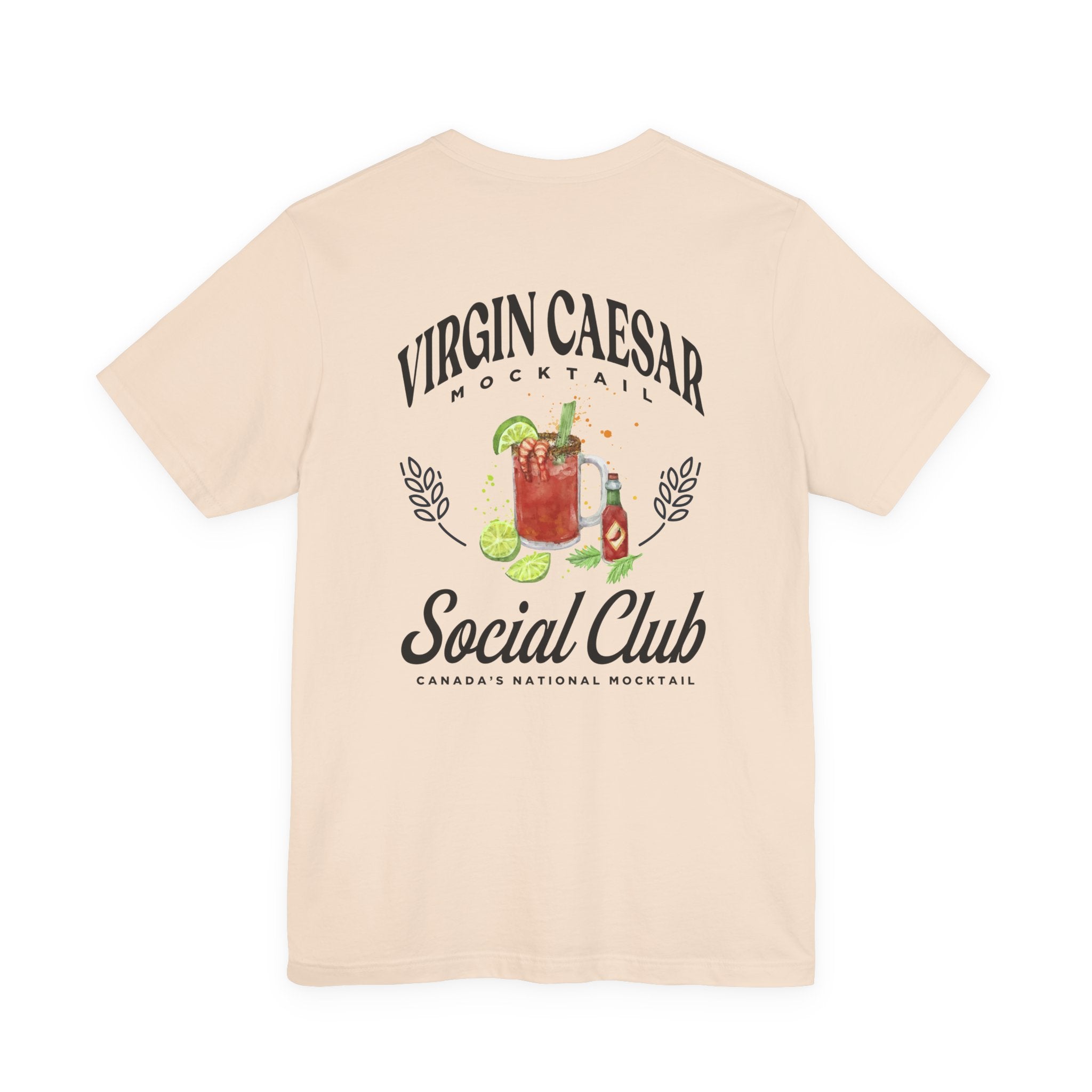 Virgin Caesar Mocktail T-Shirt – Featuring Classic Canadian Drink Graphic