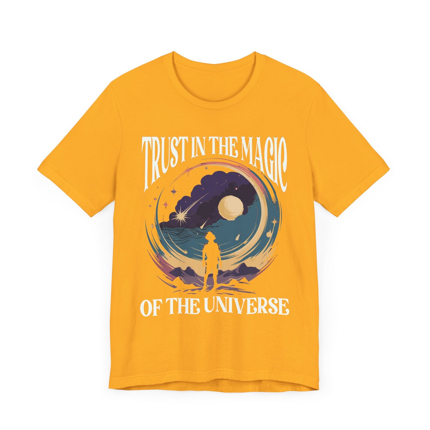 Trust in the Magic of the Universe Shirt, Manifestation Tee, Cosmic Energy T Shirt, Spiritual Growth Gift, Mystic Vibes Tee