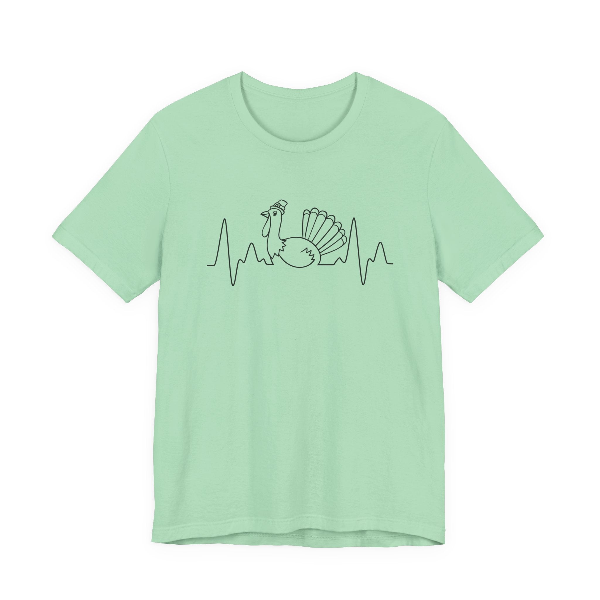 Heartbeat Turkey Graphic T-Shirt