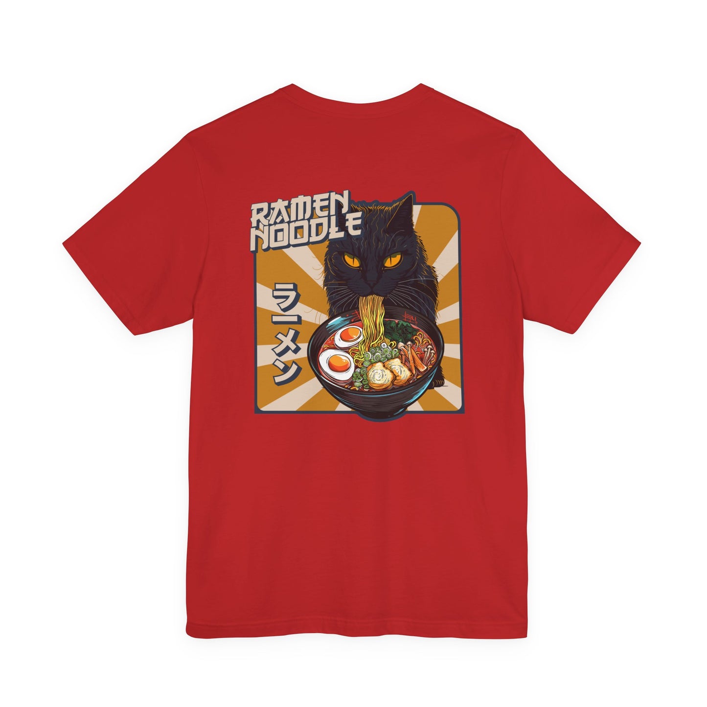 Ramen Cat Noodles Japanese Food Lover T-Shirt