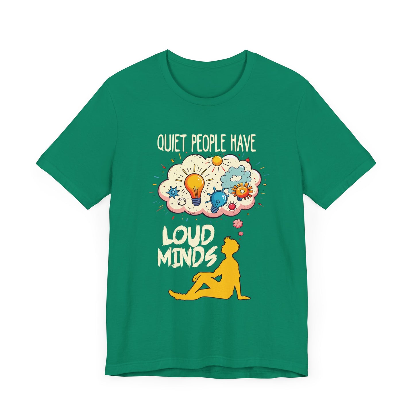 Quiet People Have Loud Minds Tee, Introvert Quote Shirt, Thoughtful Soul Graphic Tee, Depth Over Volume Top, Inner World Gift