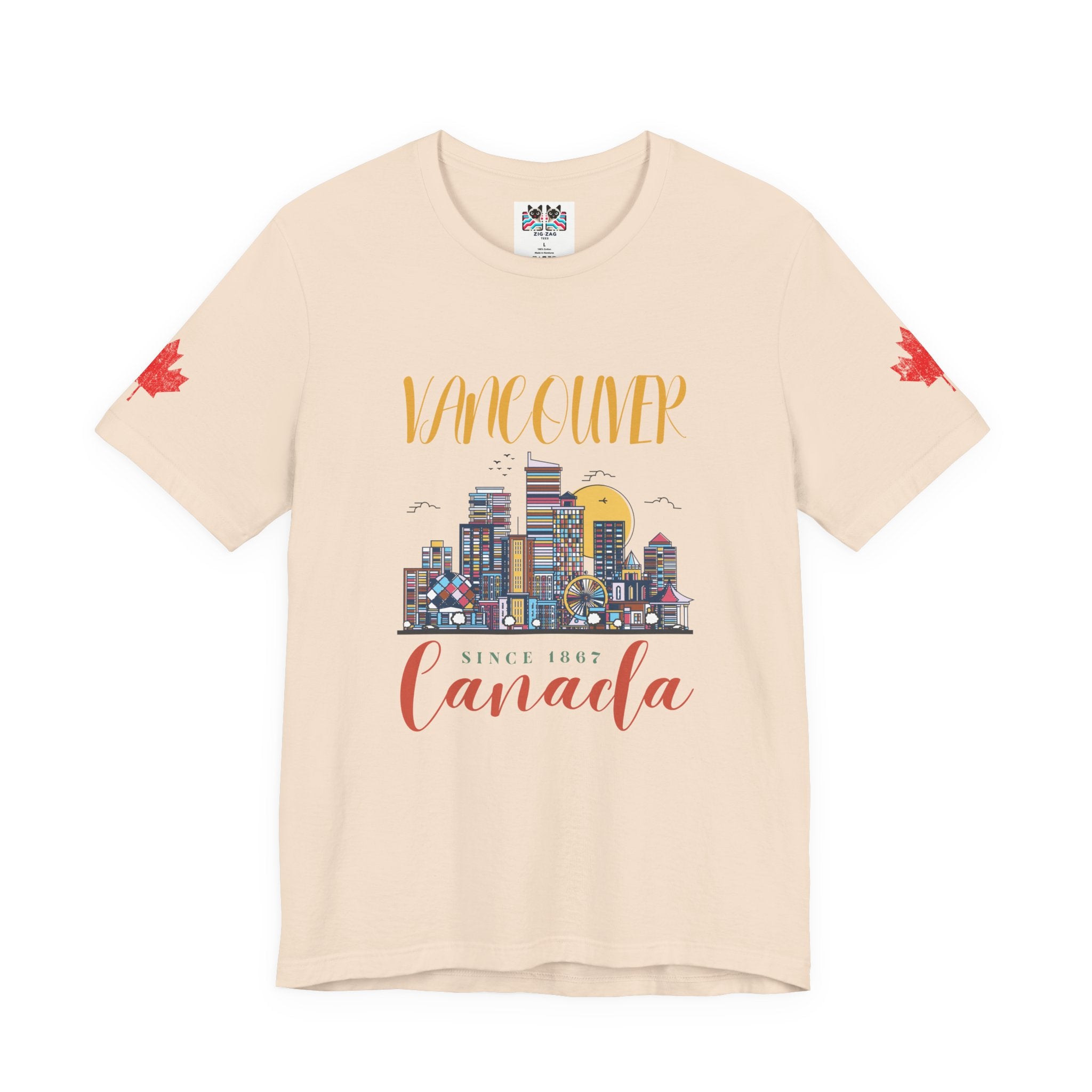 Vancouver Skyline Canada Since 1867 T-Shirt