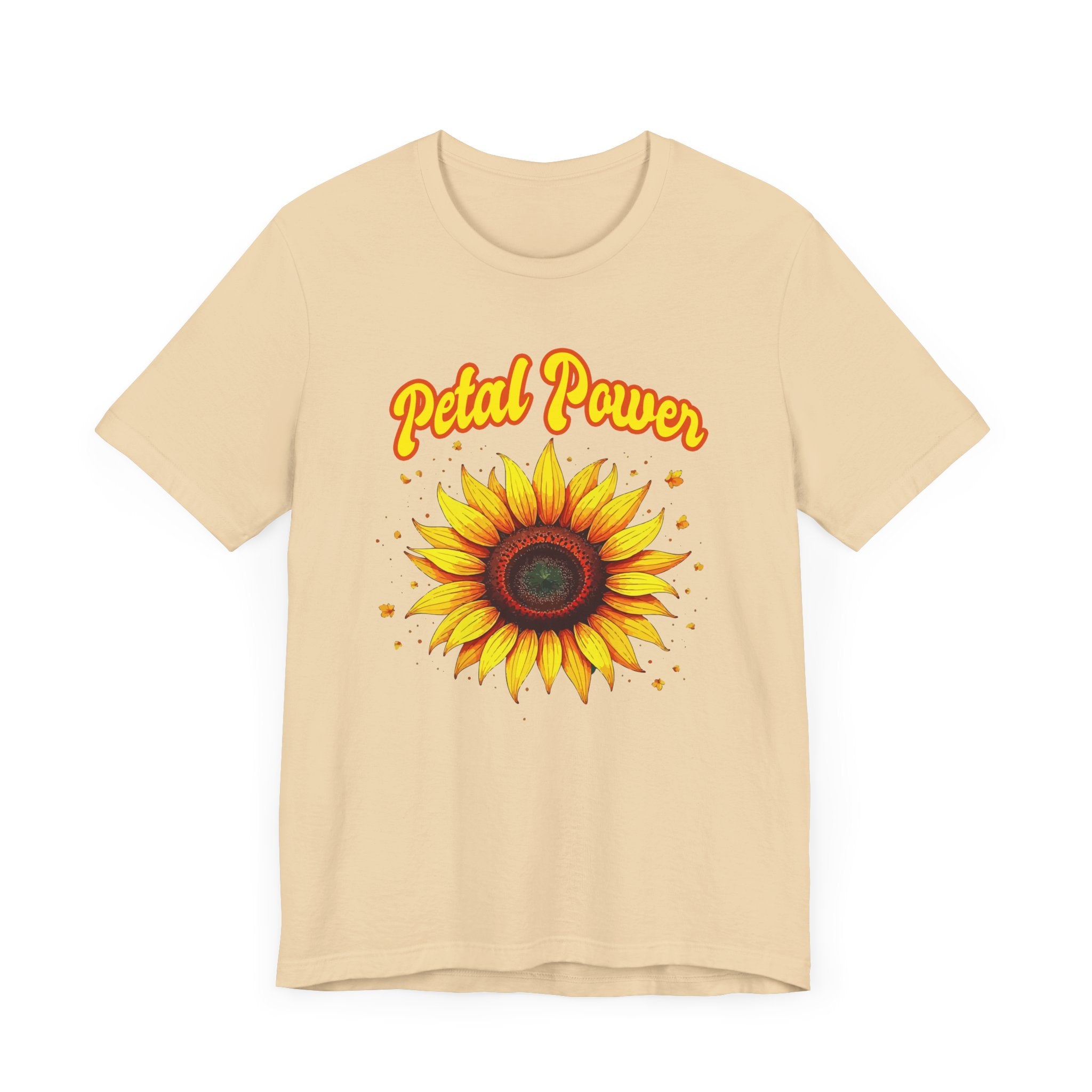 Petal Power Tee, Floral Mood Shirt, Garden Girl Top, Spring Energy Graphic, Nature Strength Gift Tee