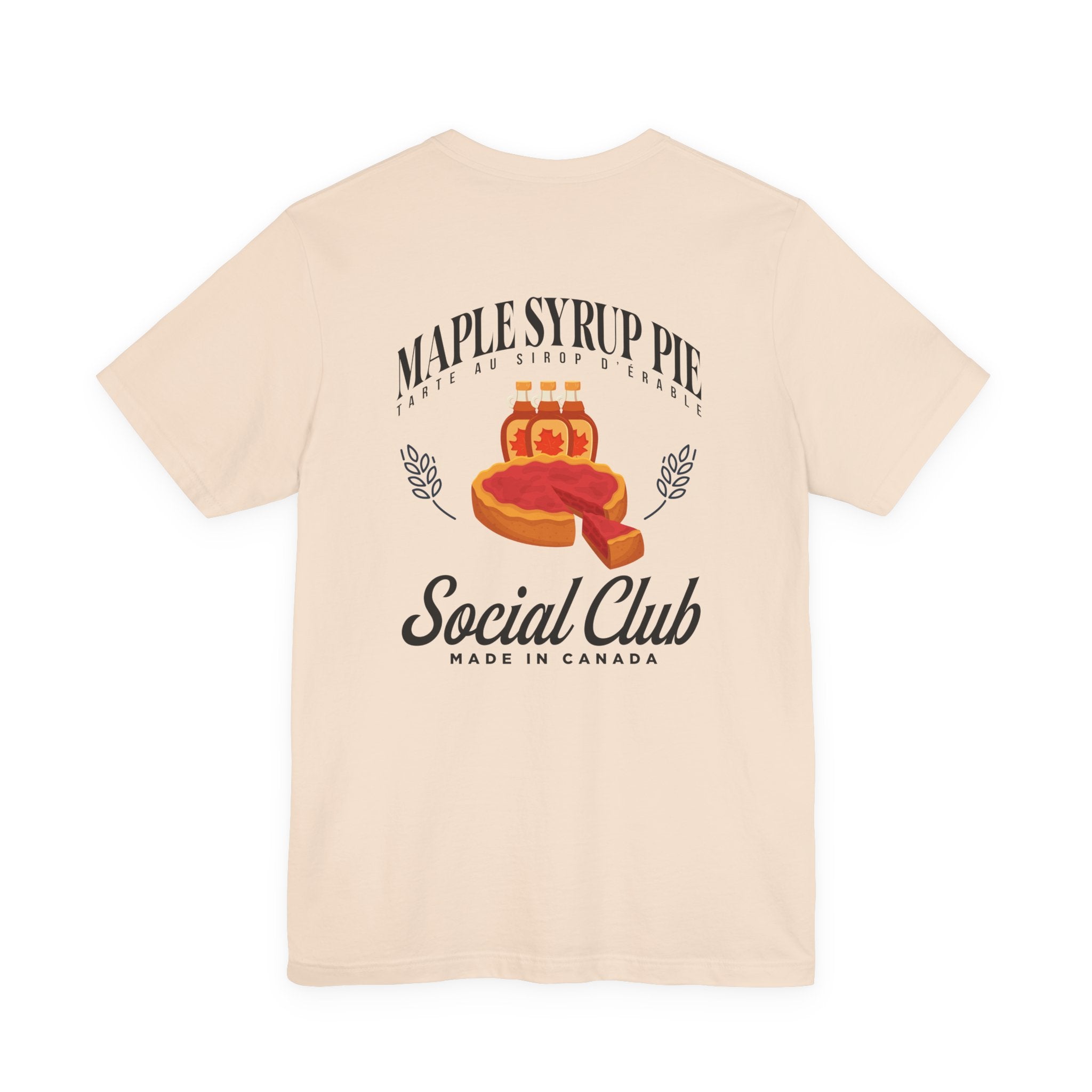 Maple Syrup Pie T-Shirt – Featuring Classic Canadian Dessert Graphic
