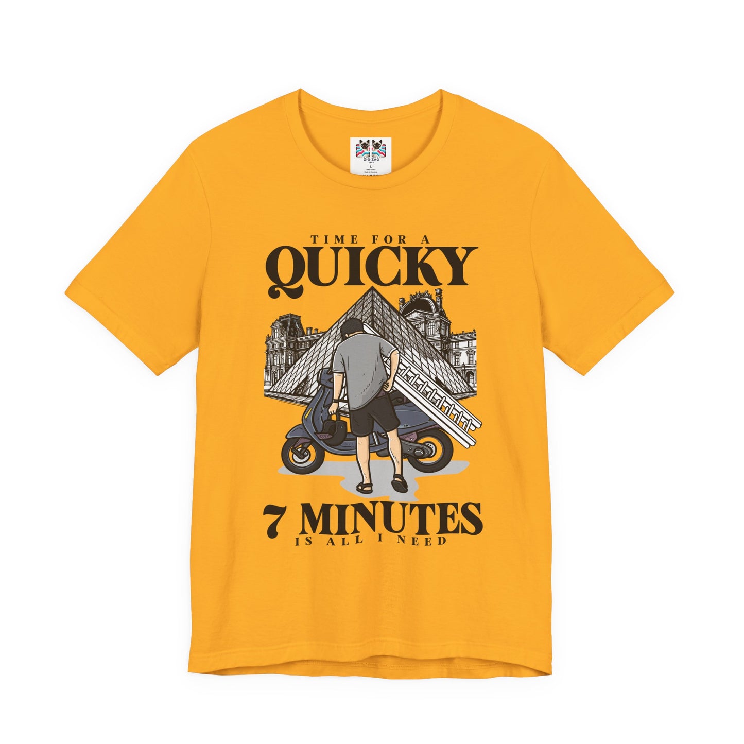 Time for a Quicky – 7 Minutes Louvre Heist T-Shirt