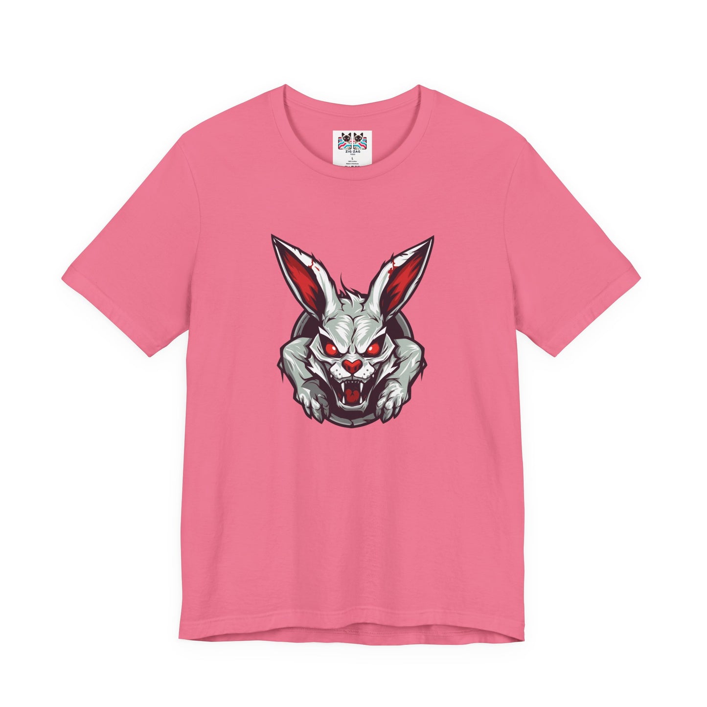 Evil Rabbit and Haunted Full Moon Halloween T-Shirt