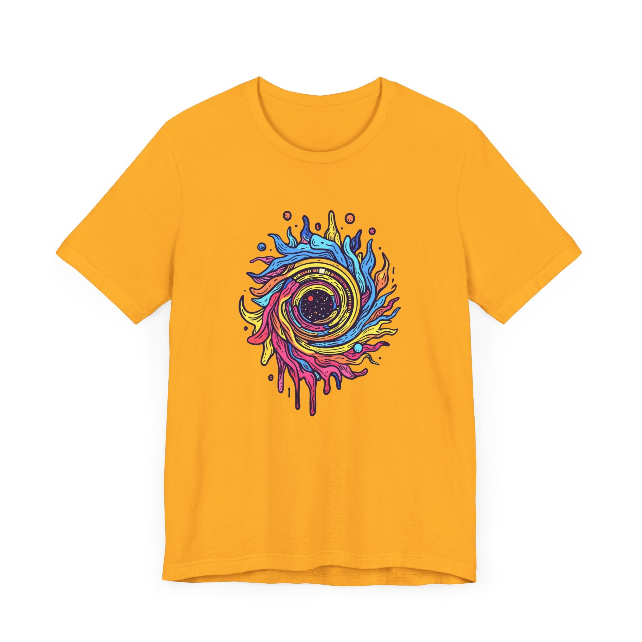 Colorful Sonic Spiral – Vibrant Psychedelic Spiral Graphic T-Shirt