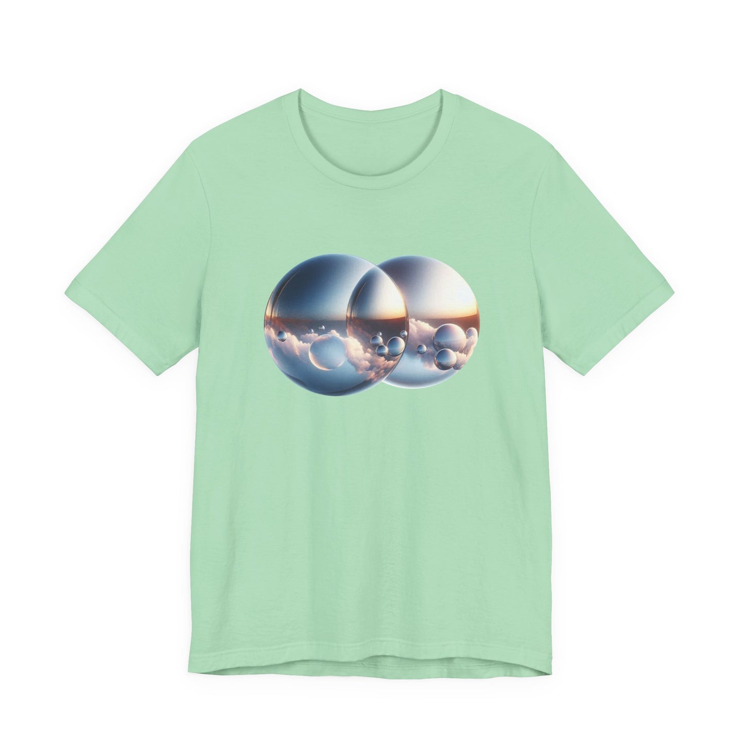 Parallel Universe Portal – Illusional Bubble Window Graphic T-Shirt