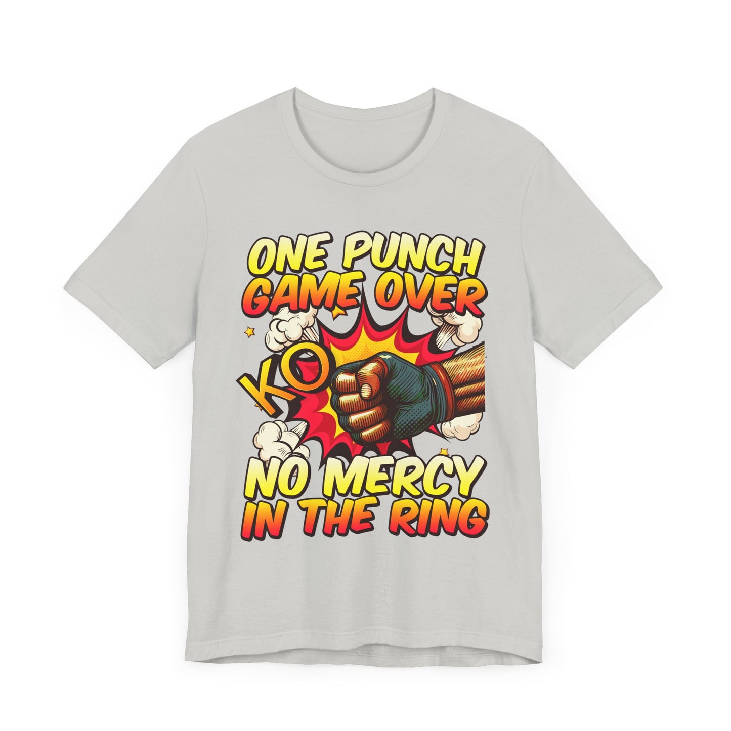 One Punch KO – Game Over No Mercy Power Punch Boxing Graphic T-Shirt
