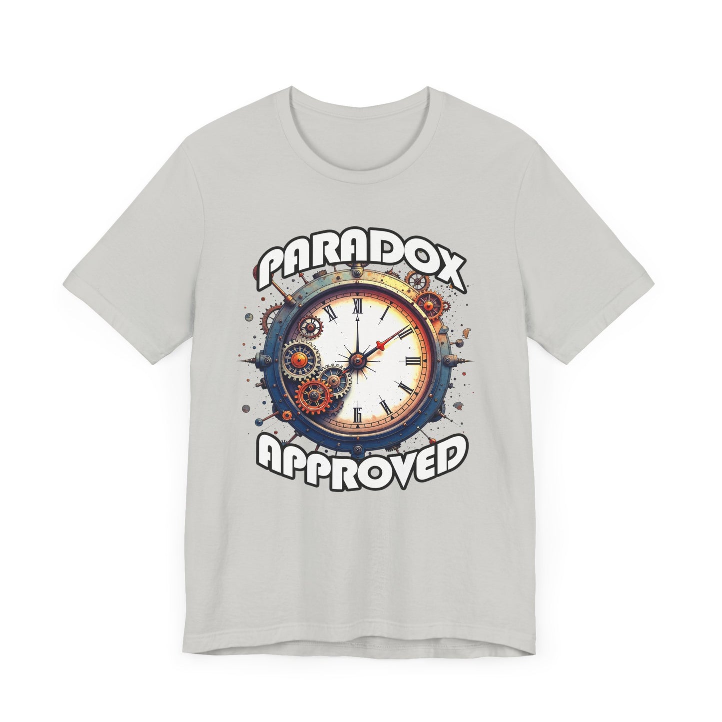 Paradox Approved Tee, Sci-Fi Logic Shirt, Time Travel Irony Tee, Time Theory Graphic Top, Timeline Twister Gift