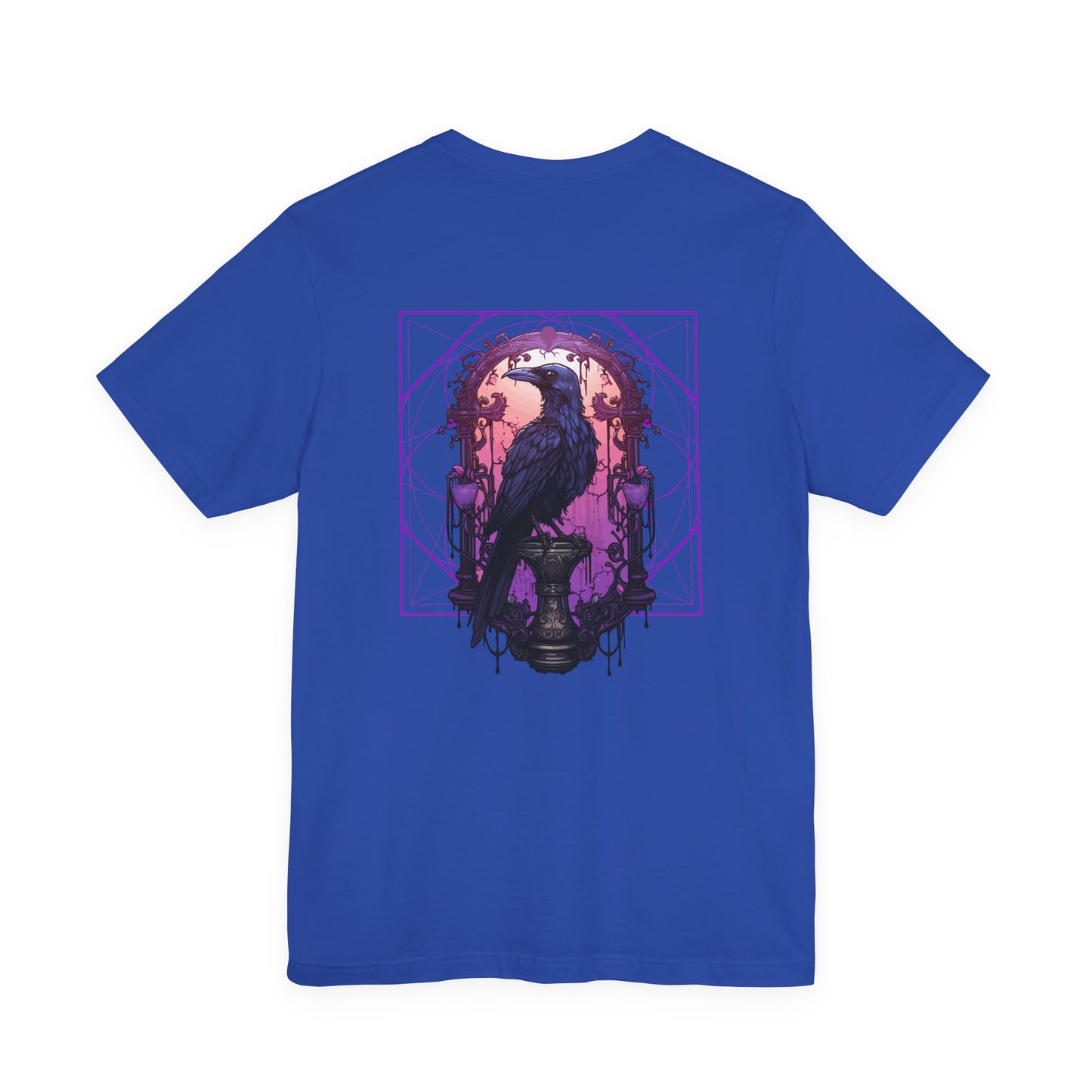 Moonlit Crow Purple Night T-Shirt