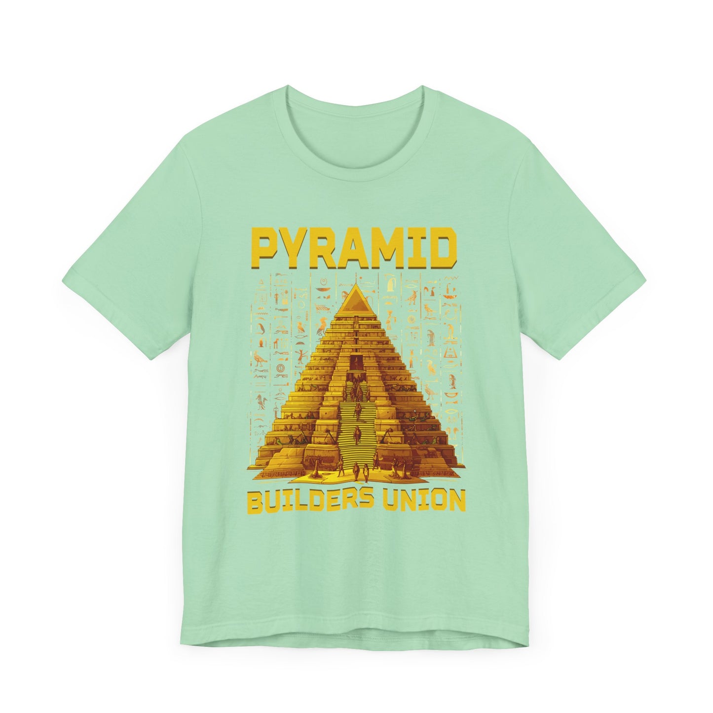 Pyramid Builders Union Tee, Ancient Worker Pride Shirt, Historical Labor Graphic, Egypt Crew Top, Stone by Stone Gift
