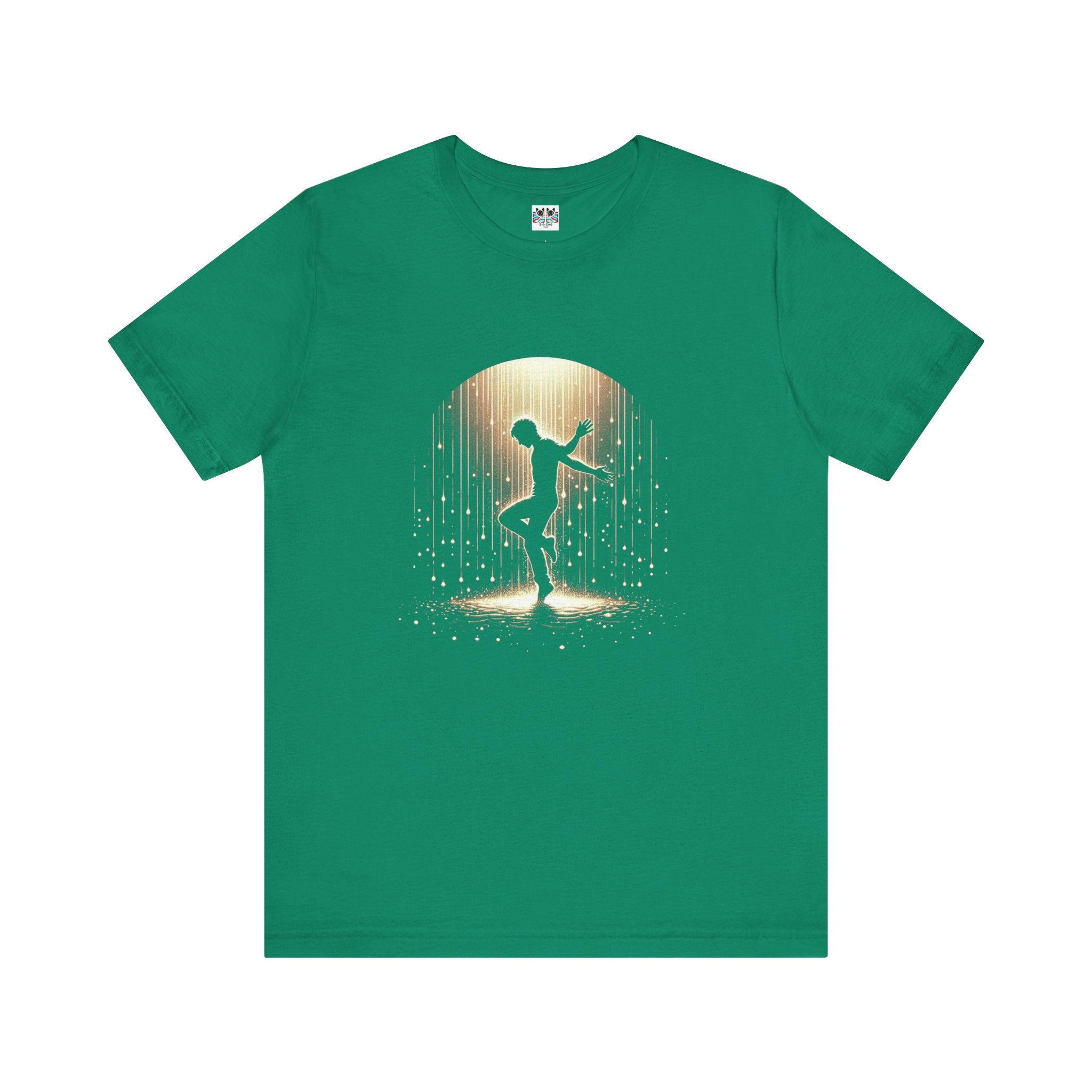 Rain and Radiance Inspiring Silhouette Dance Through the Storm T-Shirt