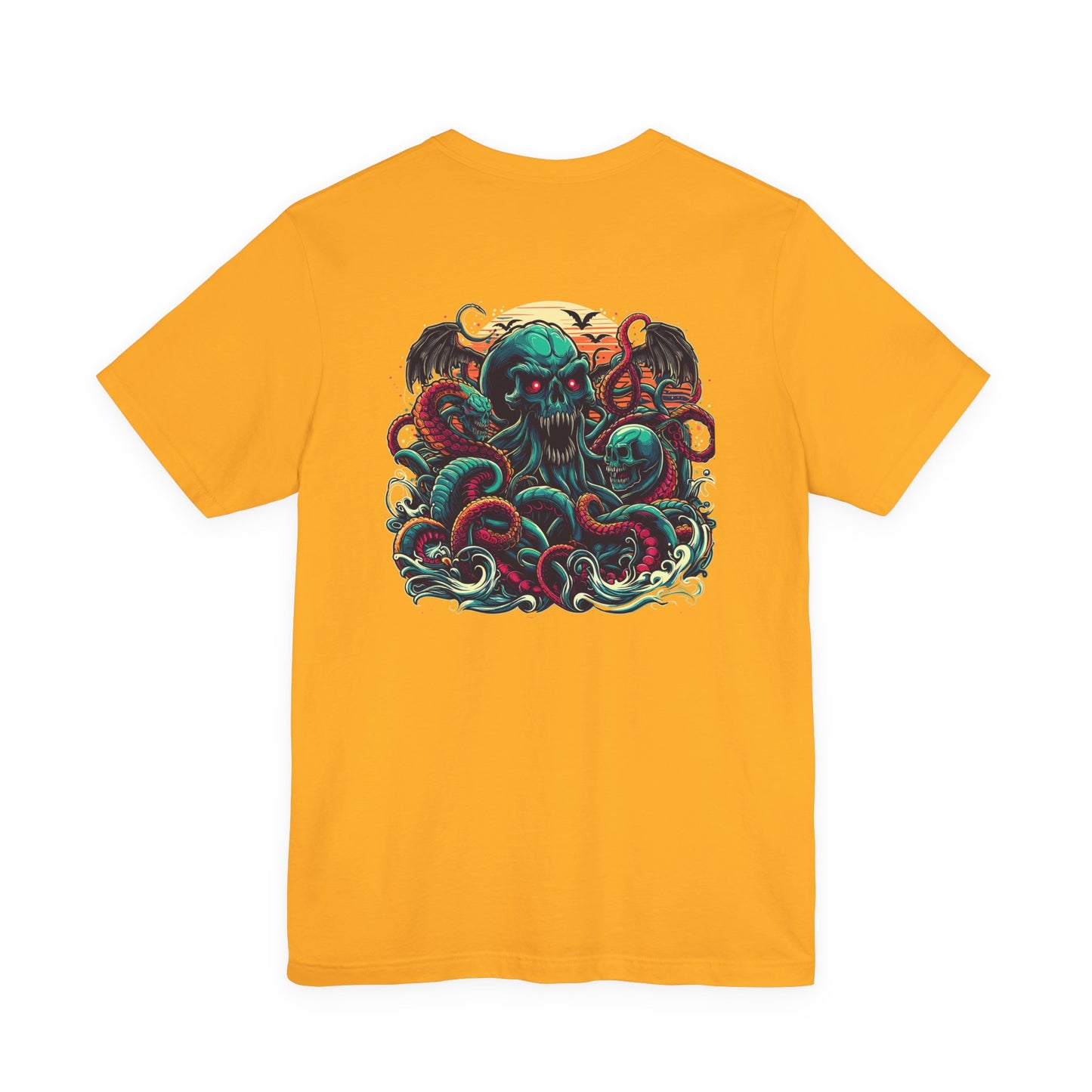 Cosmic Zombies vs Deep Sea Cthulhu Horror T-Shirt