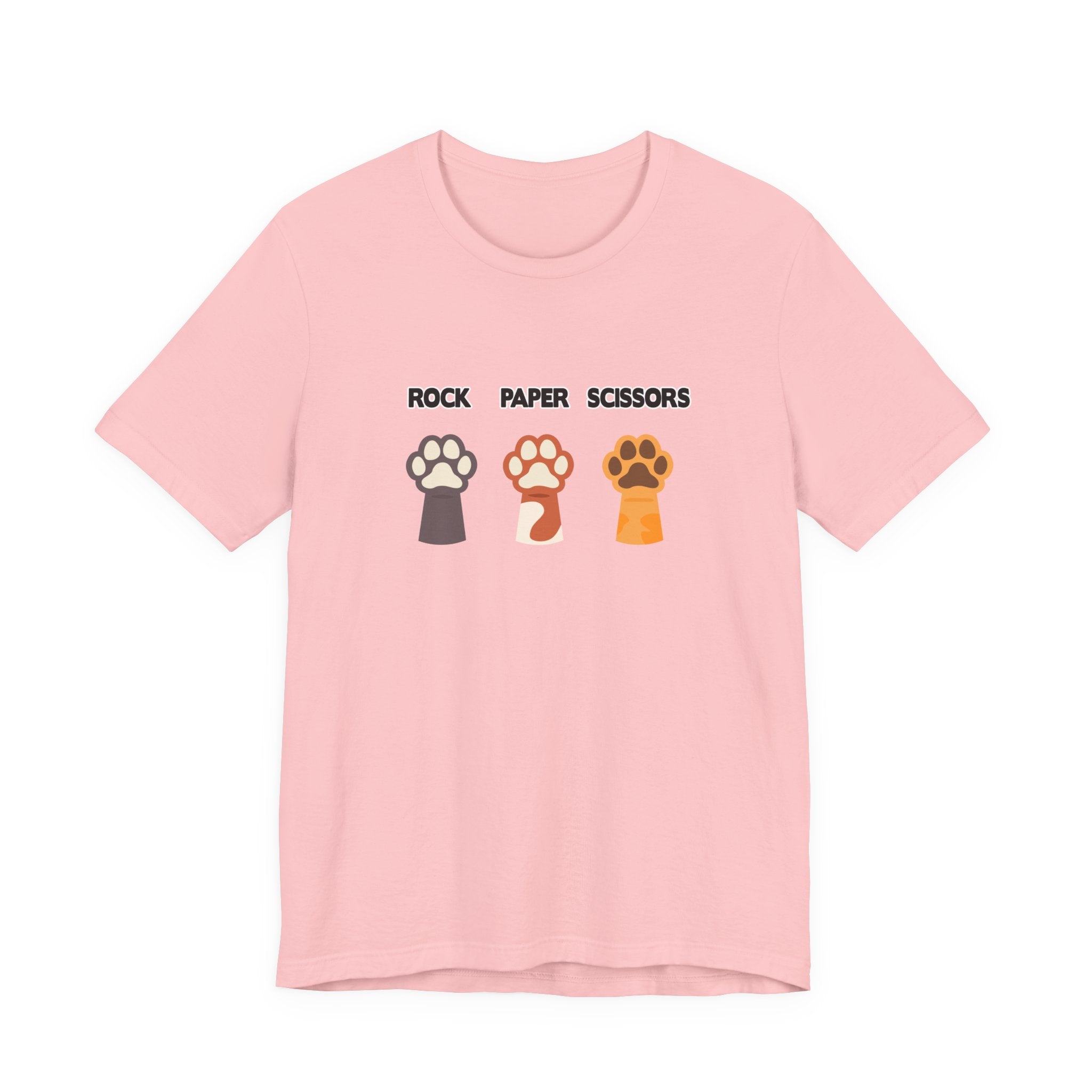Rock Paper Scissors Dog Paw Tshirt Funny Canine Game Design