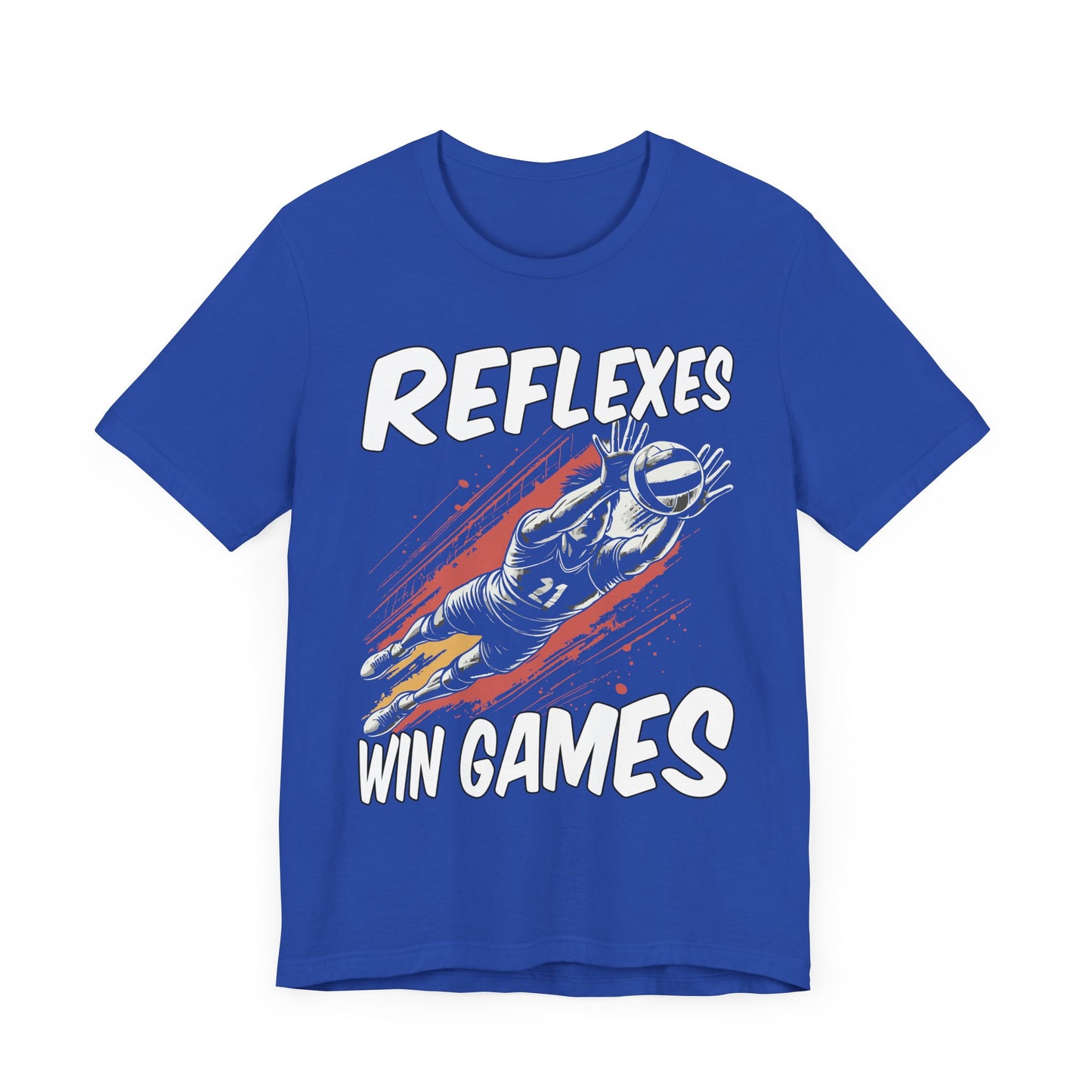 Reflexes Win the Games | Diving Player Graphic T-Shirt