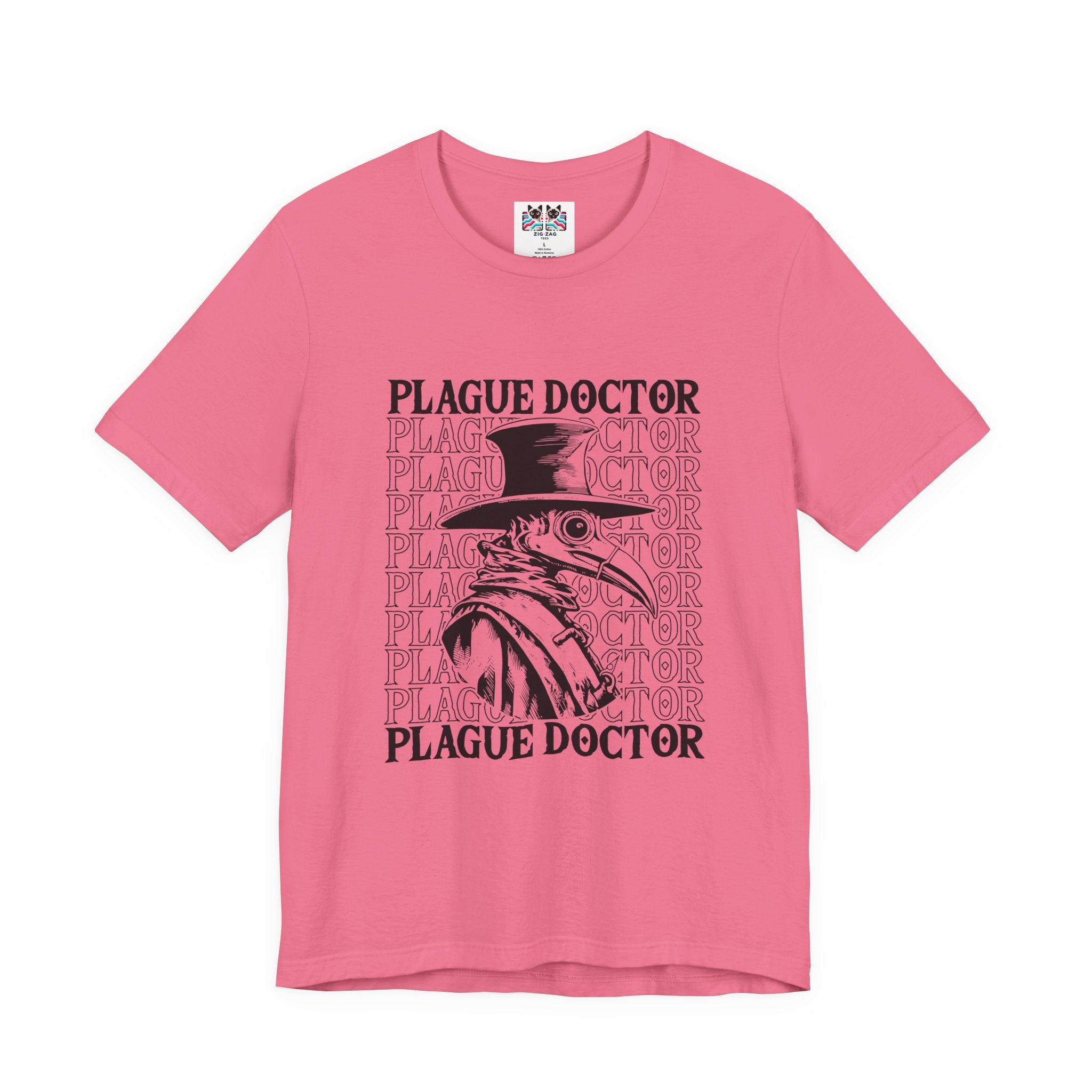 Plague Doctor Beaked Mask Rats Horror T-Shirt