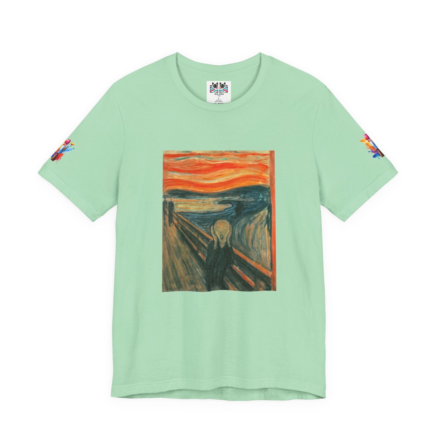 The Scream Art T-Shirt – Edvard Munch Expressionist Masterpiece Graphic Tee
