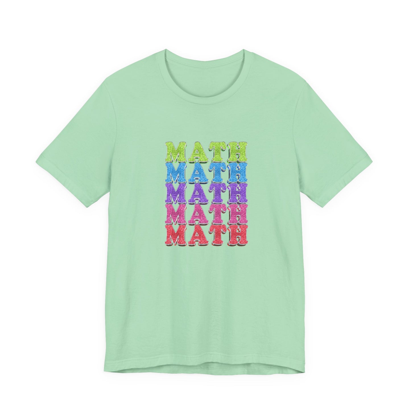 Math Repeated Tshirt – Bold Typography Design for Math Enthusiasts