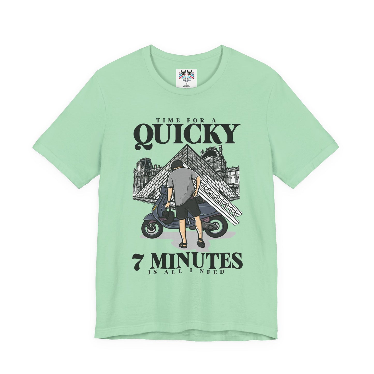 Time for a Quicky – 7 Minutes Louvre Heist T-Shirt