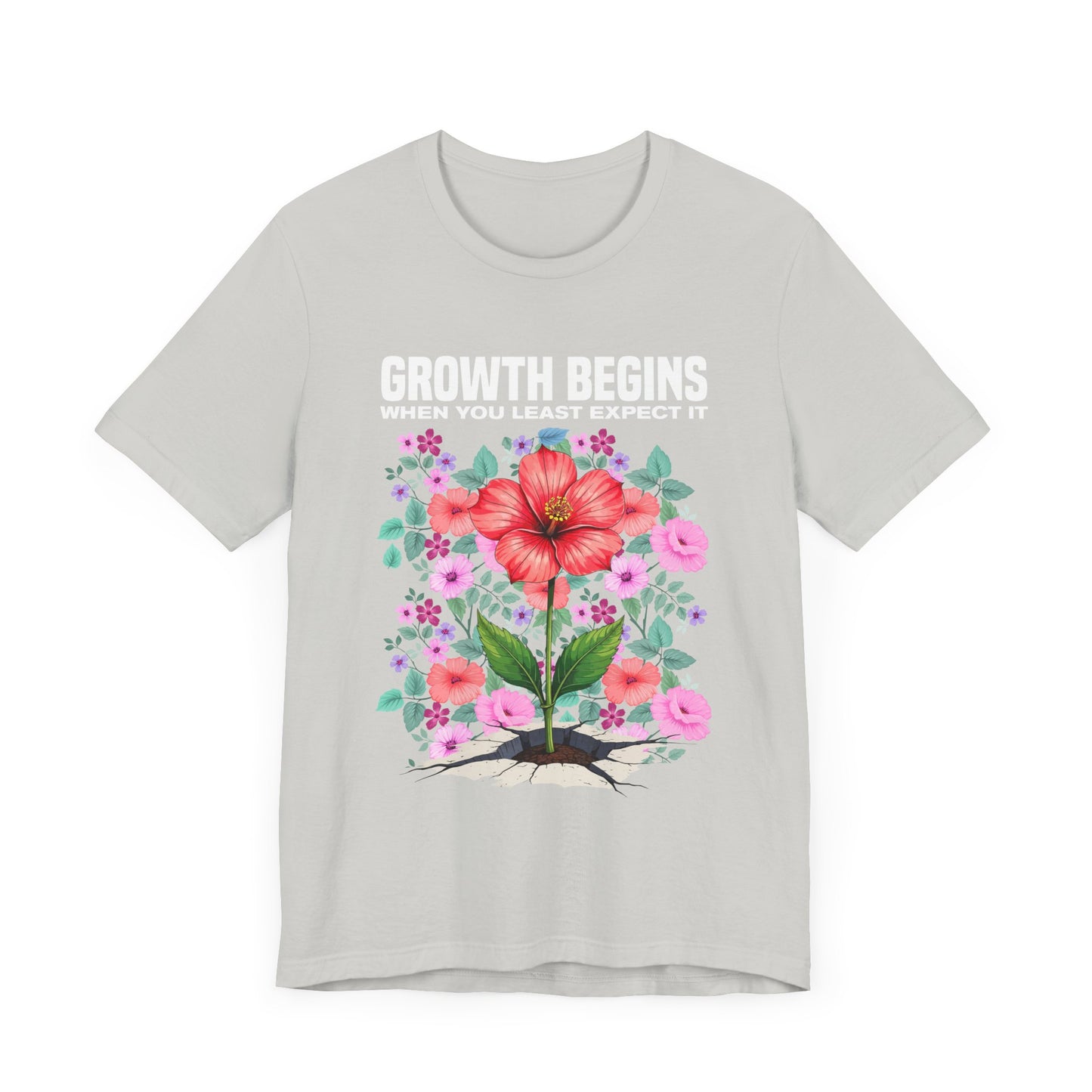 Bloom Where You Are Planted Tee, Inspirational Quote Shirt, Personal Growth Top, Garden Life Tee, Flourish Message Gift