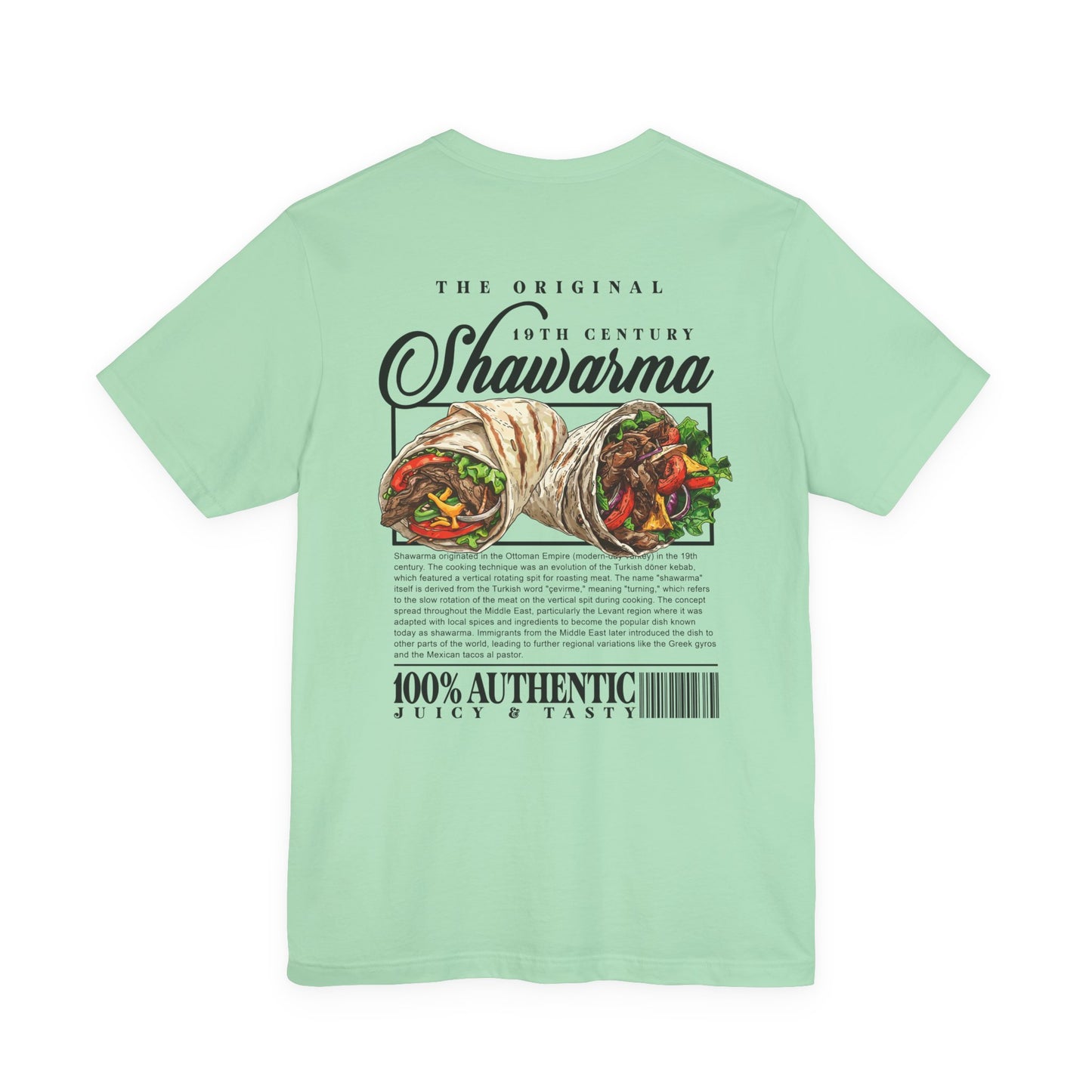The Classic Shawarma 19th Century Tshirt – Middle Eastern Culinary Icon