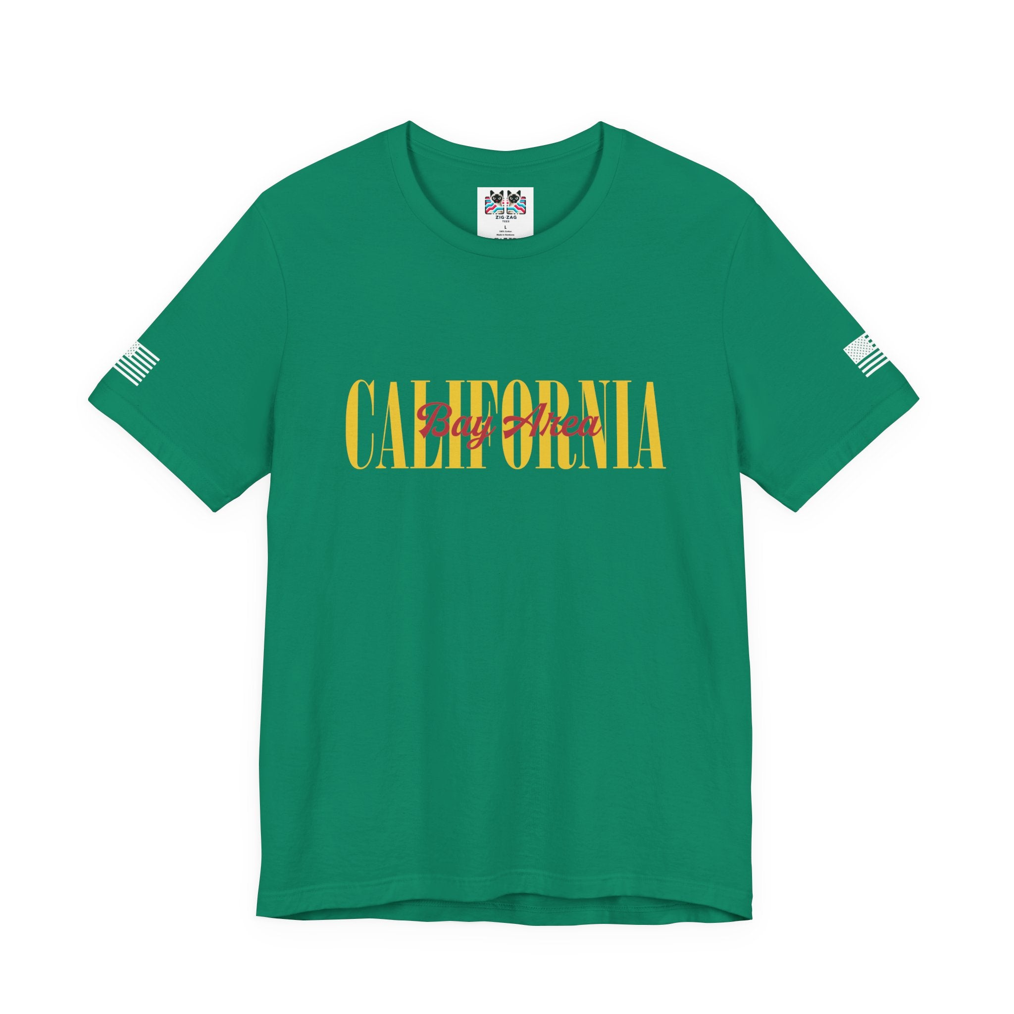 California Bay Area T-Shirt – Bold Varsity Style Graphic Tee