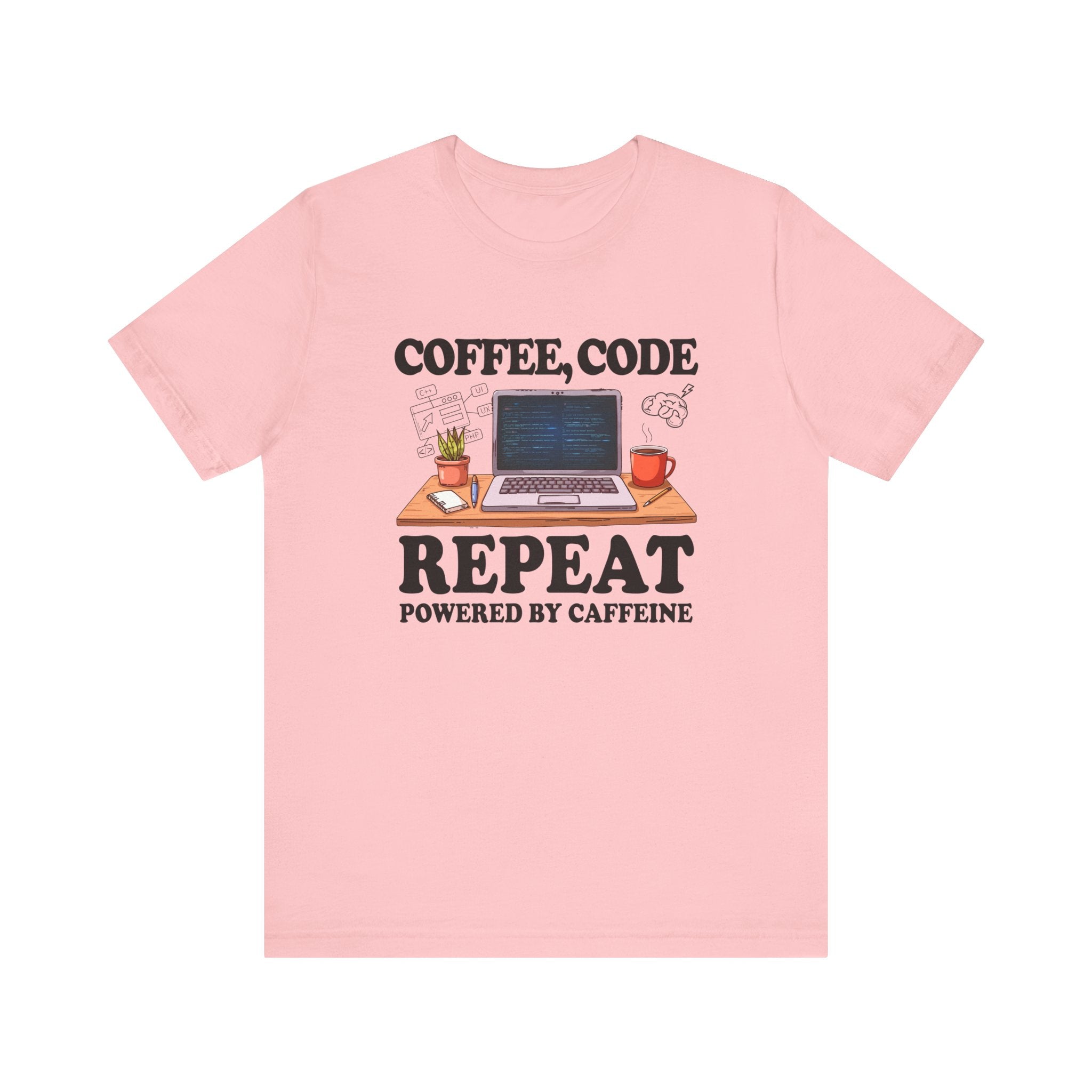 Coffee, Code, Repeat   Official Graphic Statement Tee for Bold Minds, Modern Thinkers, and Everyday Expression Everywhere
