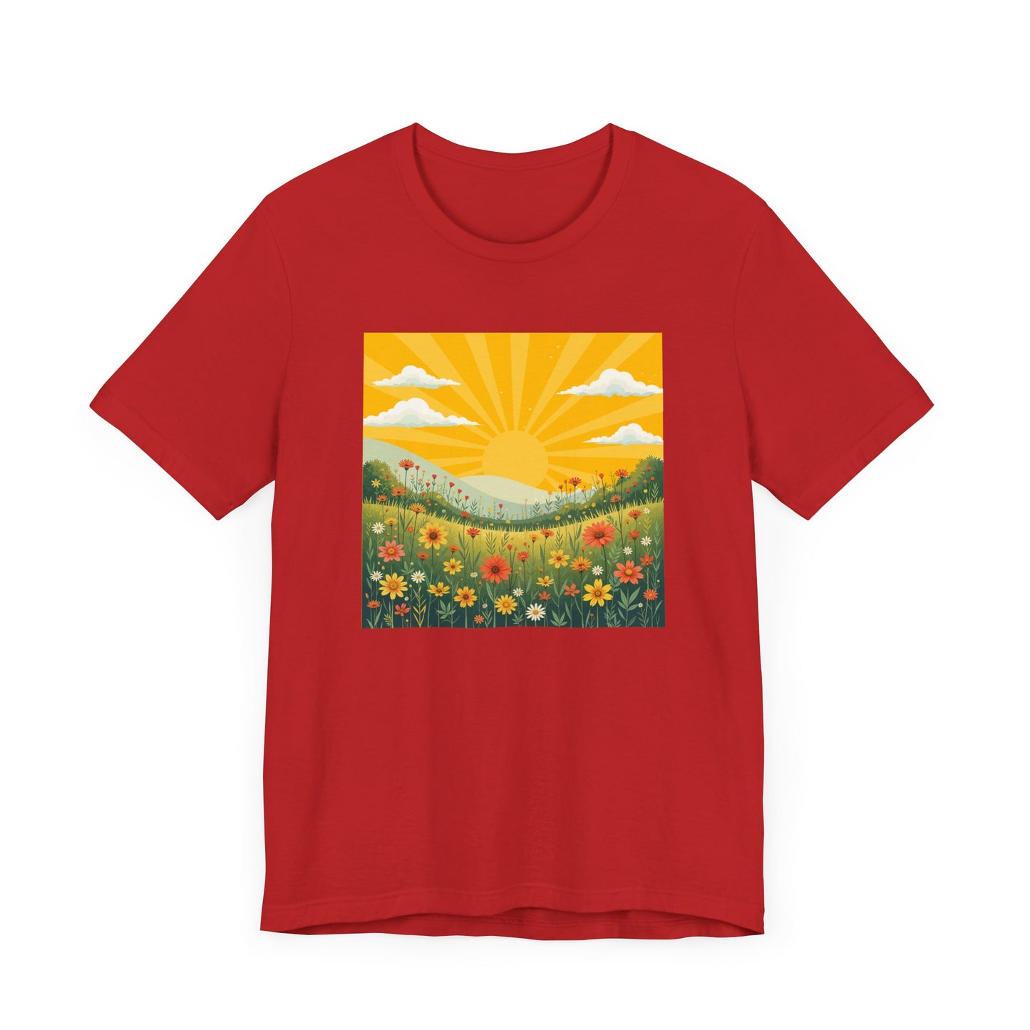 Spring in Full Bloom Tee, Seasonal Vibe Shirt, Floral Mood Top, Happy Growth Graphic Tee, Garden Lover Gift Shirt