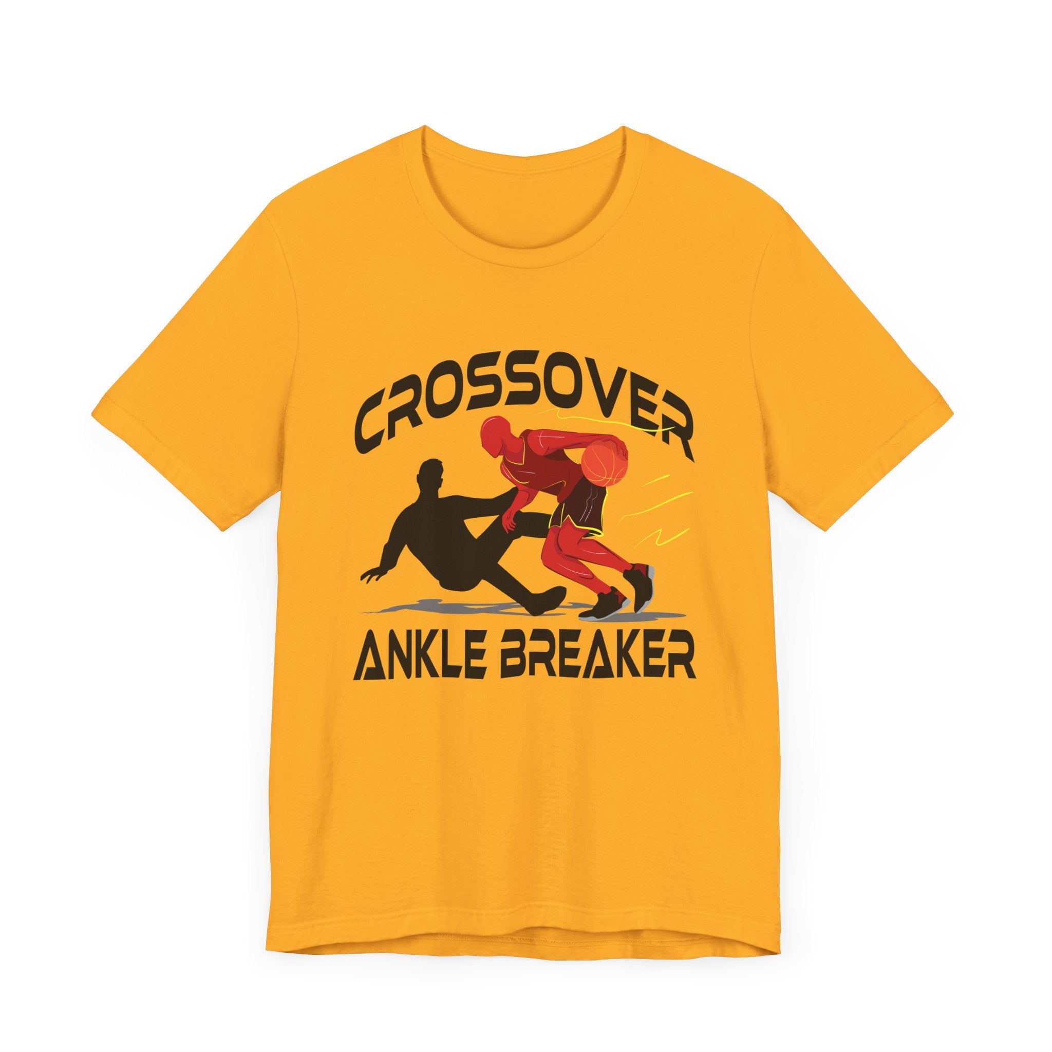 Crossover Ankle Breaker Shirt, Basketball Motion Graphic Tee, Fast Break Dribble T Shirt, Sports Highlight Apparel, Court Domination Top
