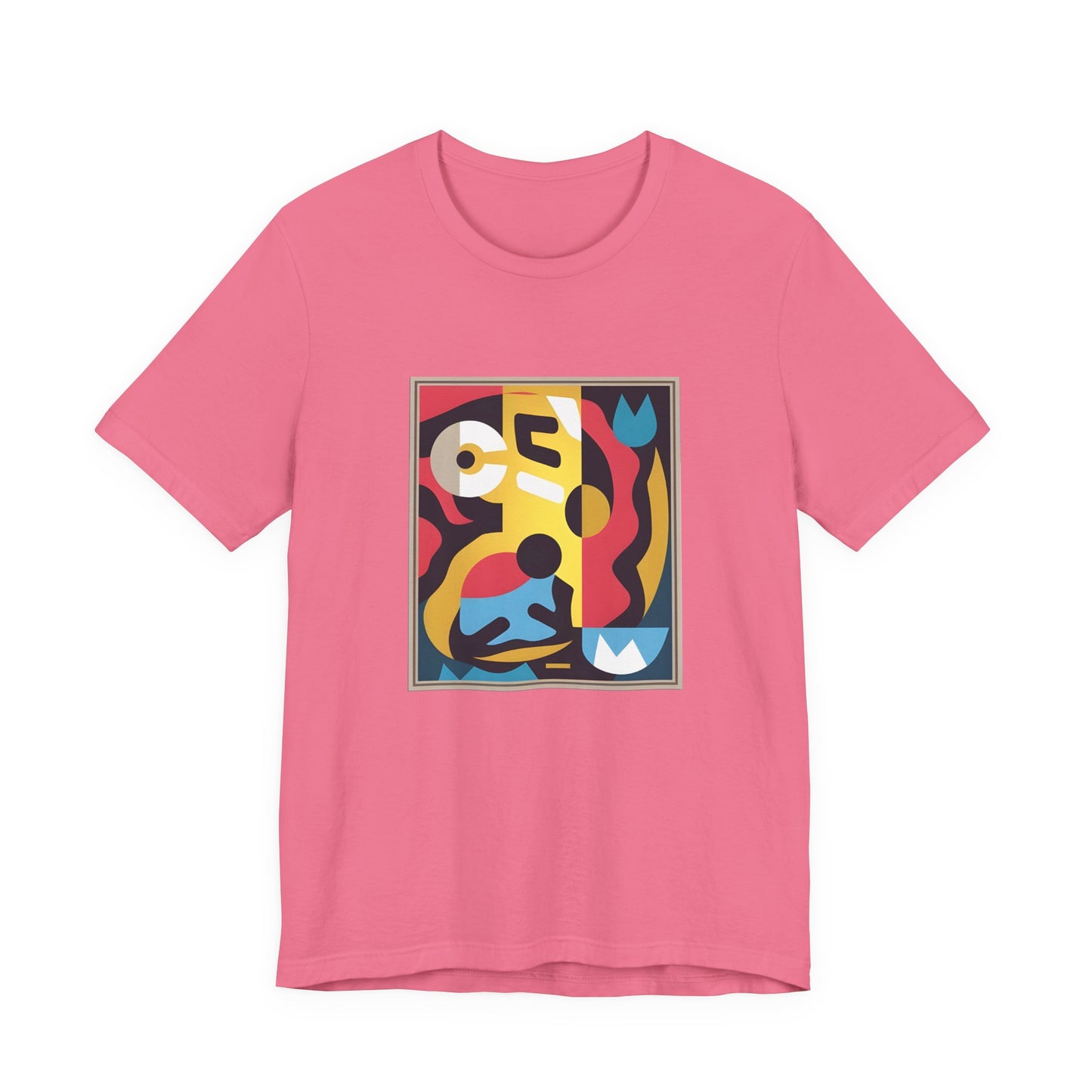 Modern Art Connoisseur Tshirt – Bold Abstract Graphic Design