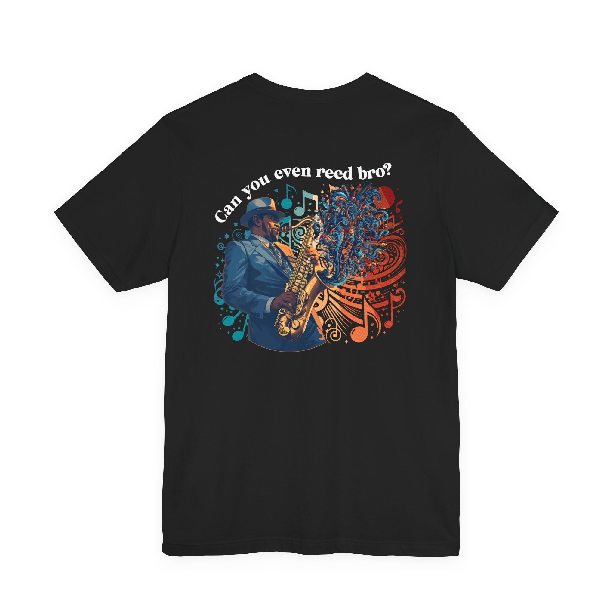 Reed My Lips Saxophone T-Shirt | Funny Jazz Musician Tee