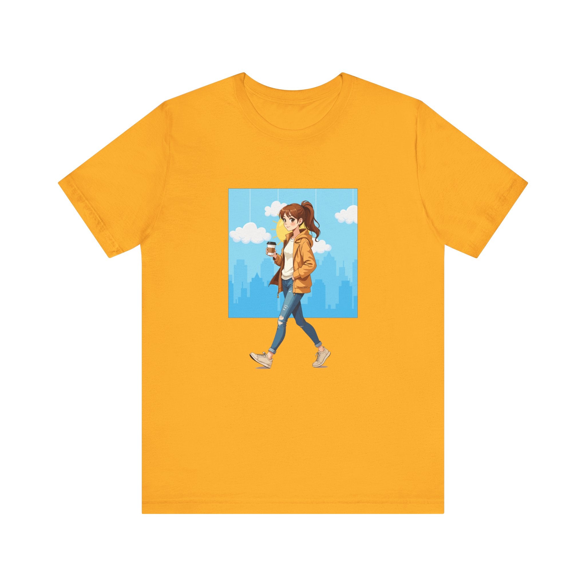 Coffee Runs and City Streets Shirt, Urban Vibes Tee, On The Go Lifestyle Shirt, Caffeine Lover Top, City Girl Gift Shirt
