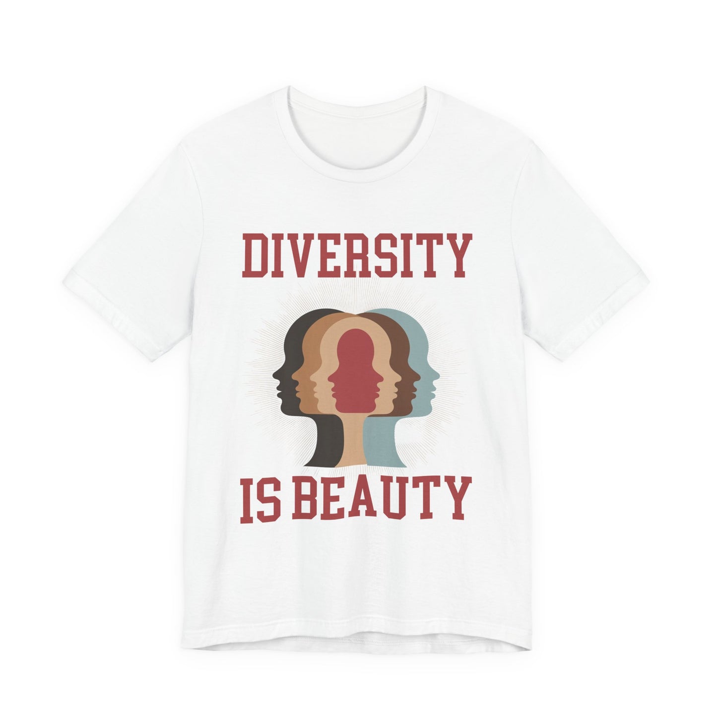 Diversity Is Beauty – Faces in Every Shade Inclusive Graphic T-Shirt