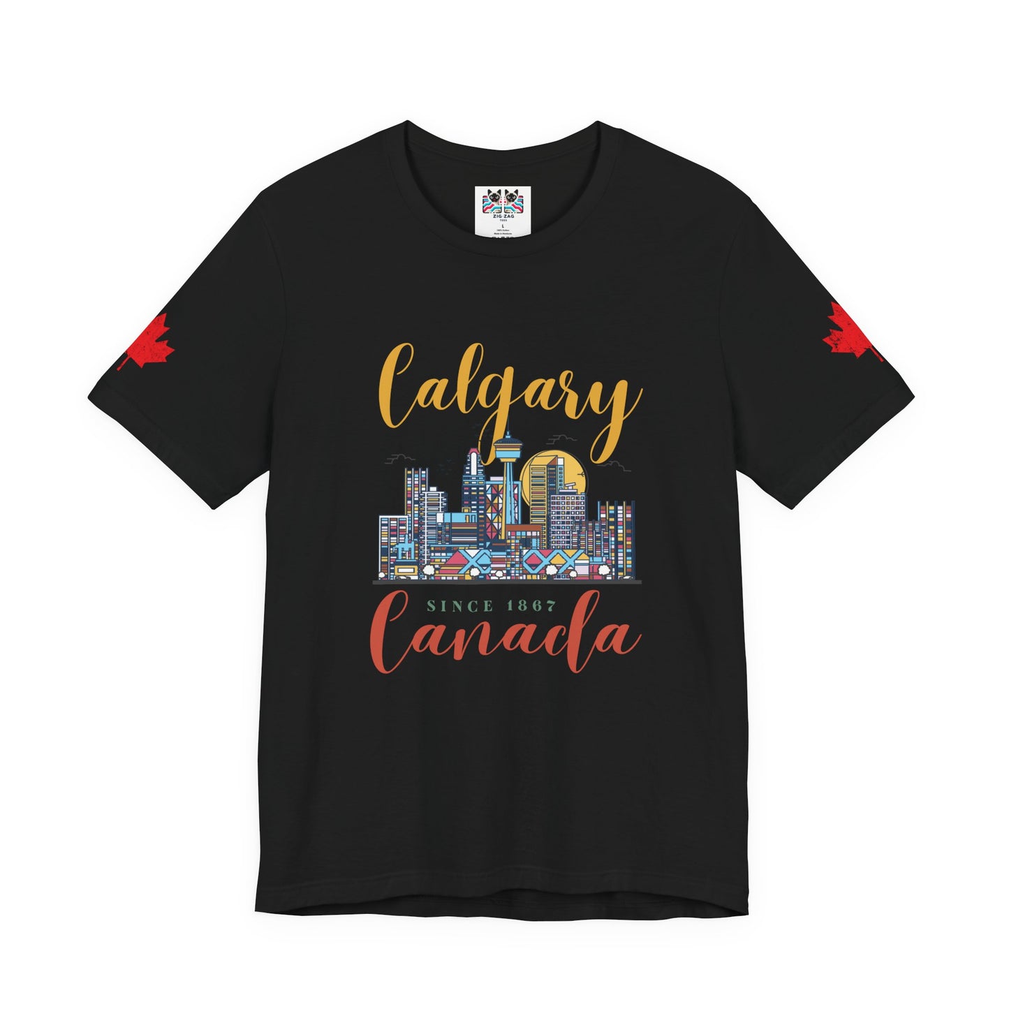 Calgary Canada Skyline Since 1867 T-Shirt