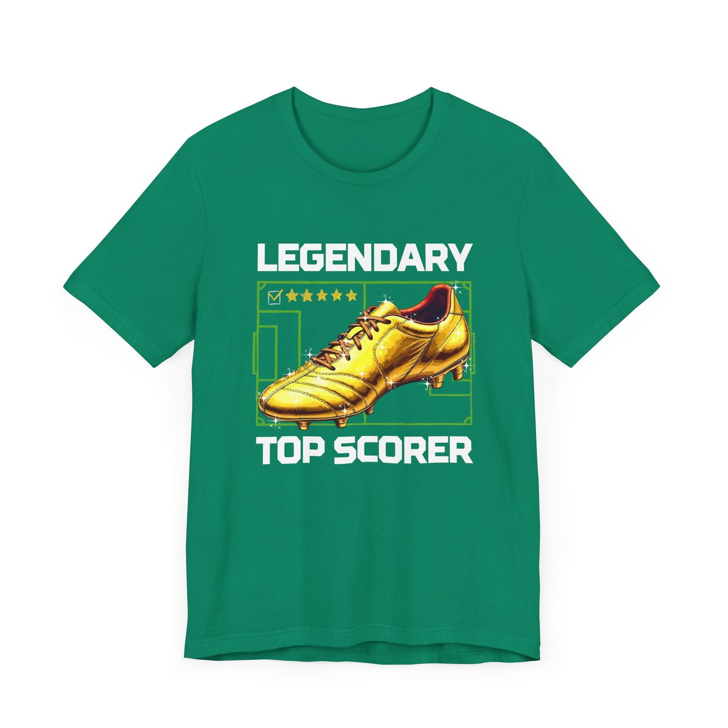 Legendary Top Scorer | Golden Boot & Five-Star Review Graphic T-Shirt