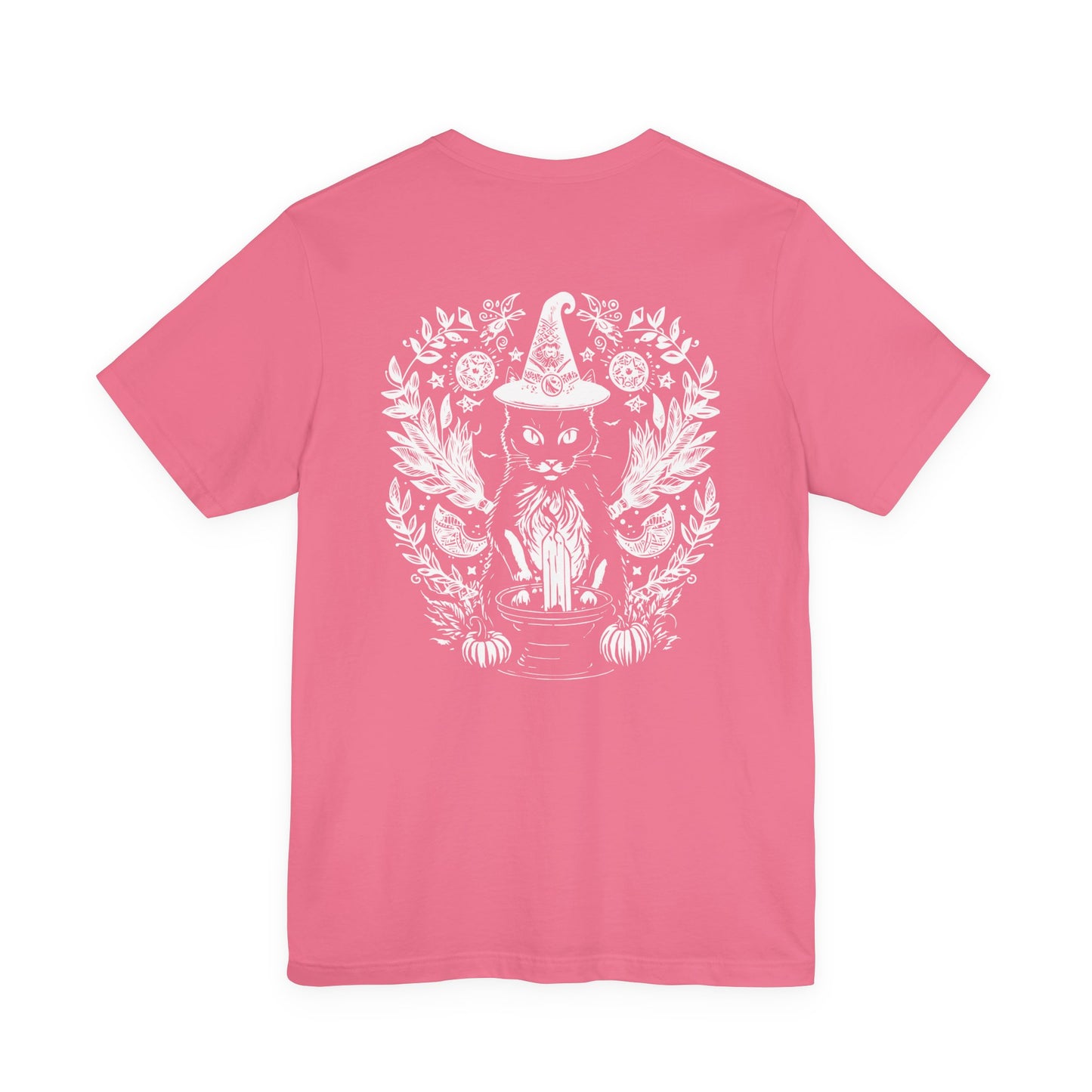 Witchy Black Cat Moon Candle Magic T-Shirt