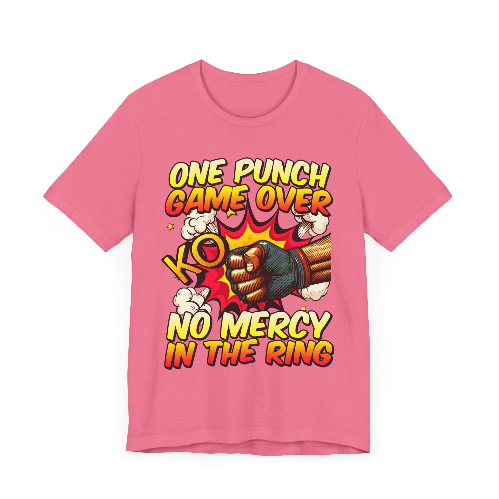 One Punch KO – Game Over No Mercy Power Punch Boxing Graphic T-Shirt
