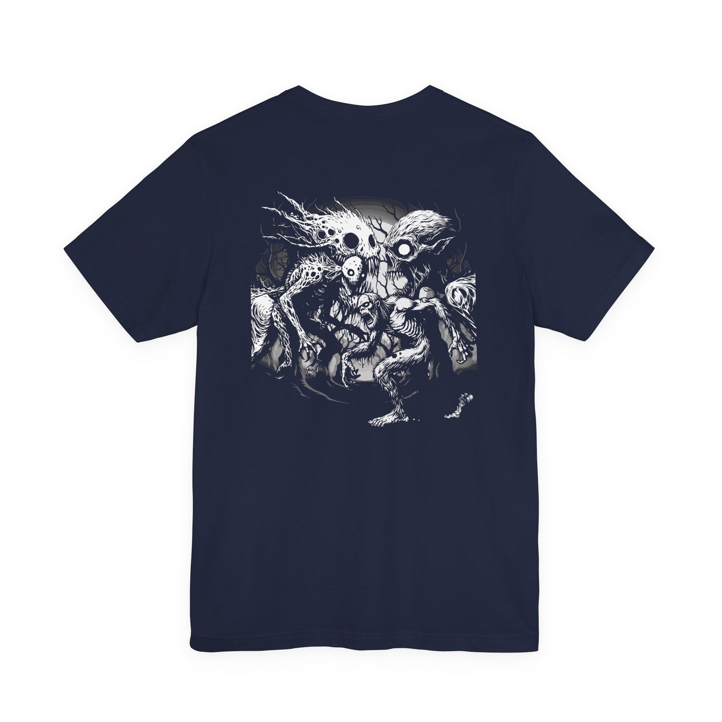 Zombie Horde vs Eldritch Monster Horror T-Shirt