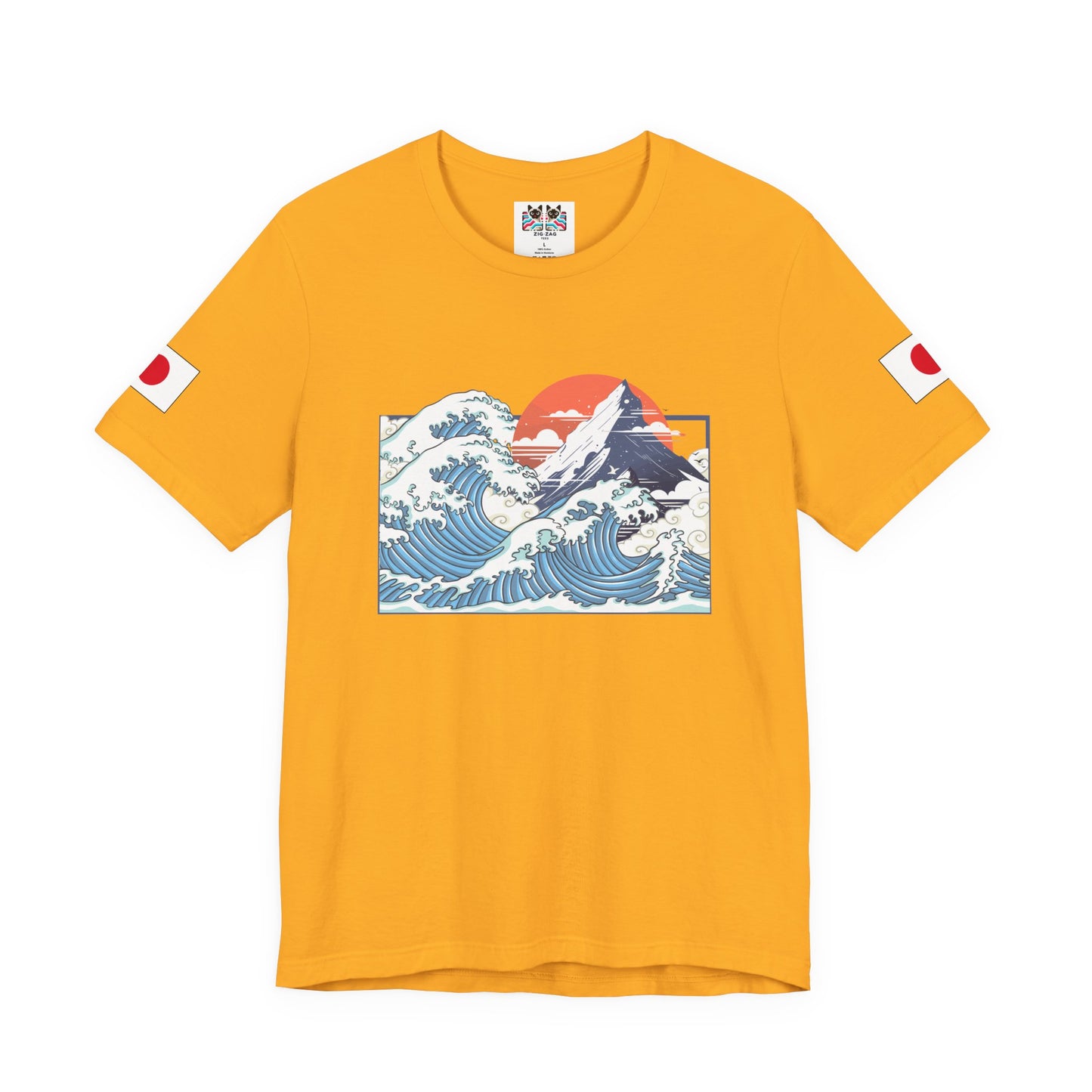 Great Wave Mt. Fuji T-Shirt – Japanese Art Hokusai Style Graphic Tee