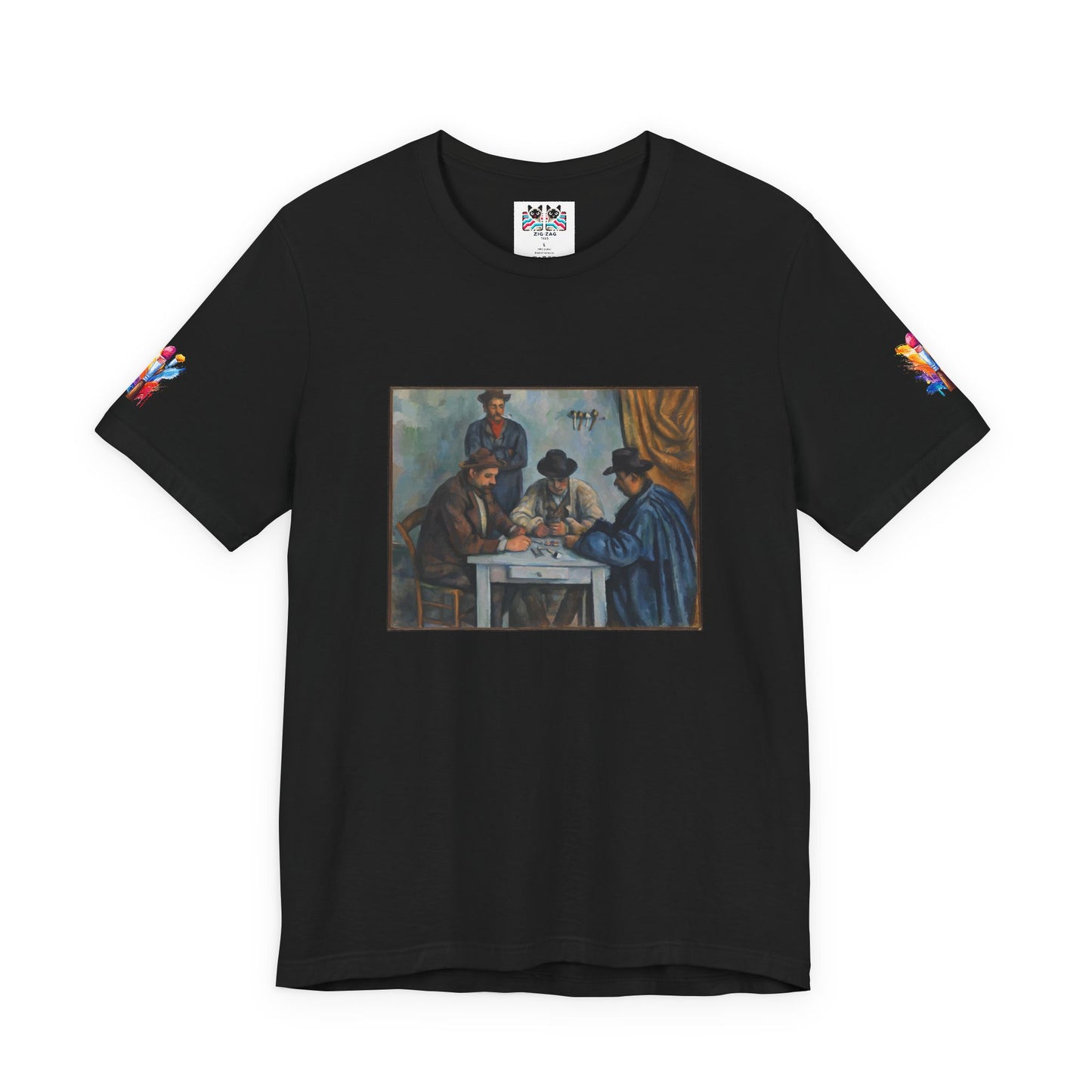 The Card Players Art T-Shirt – Post-Impressionist Masterpiece Graphic Tee