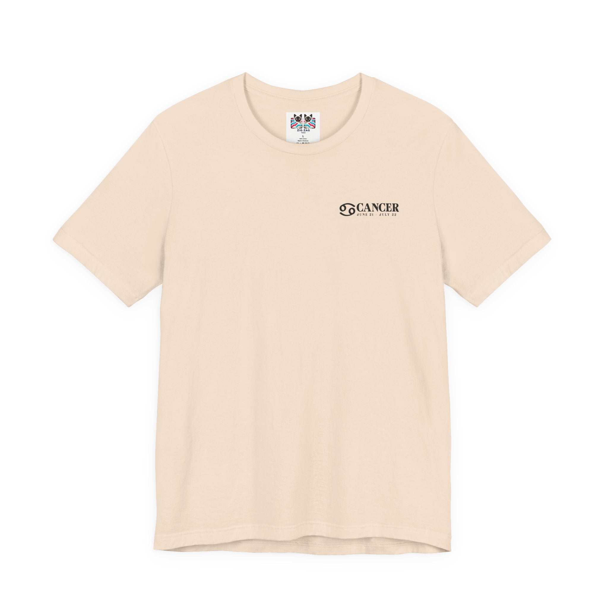 Cancer Zodiac T-Shirt – Sensitive Inside, Strong Outside with Water Element