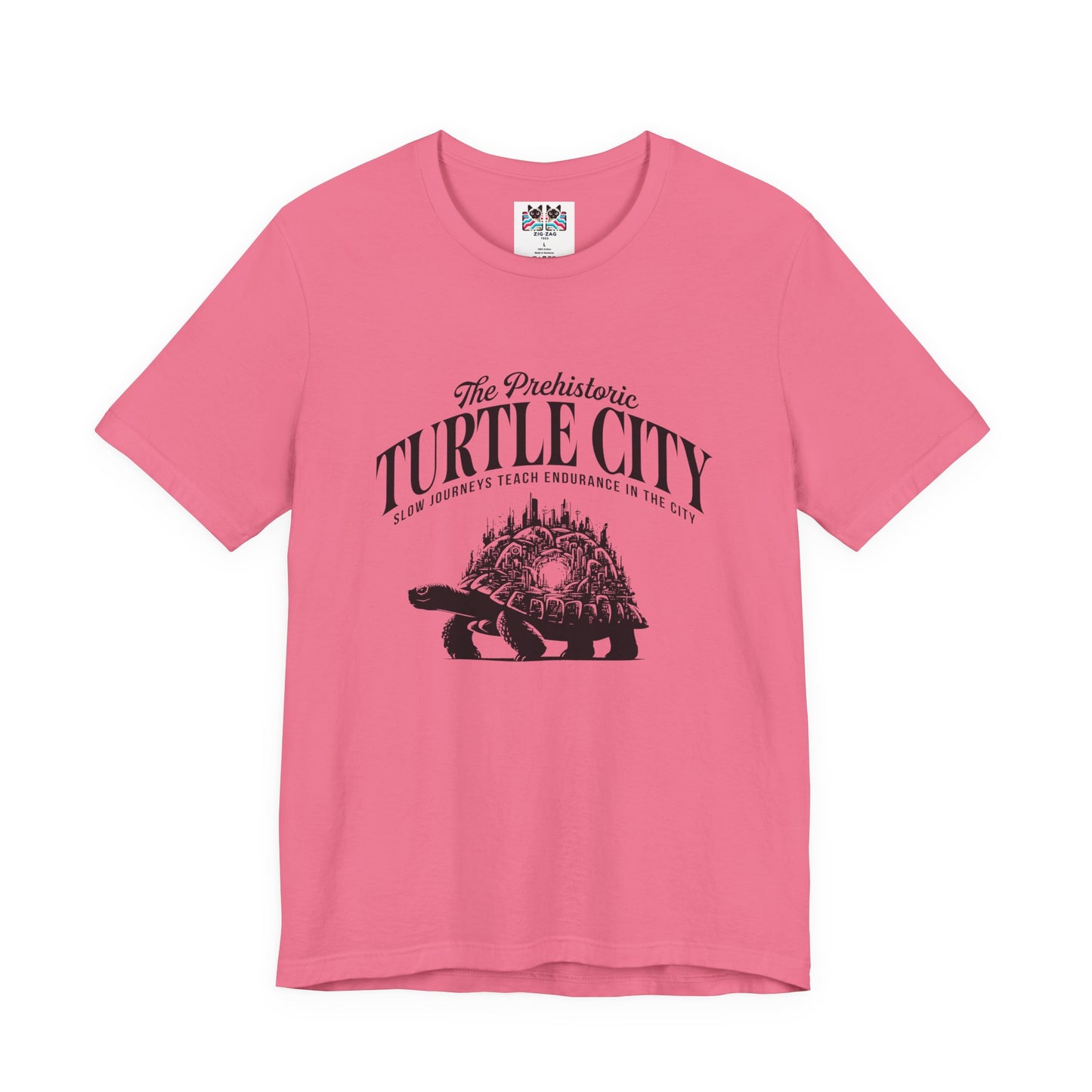 The Prehistoric Turtle City Tshirt – Slow Journeys Teach Endurance