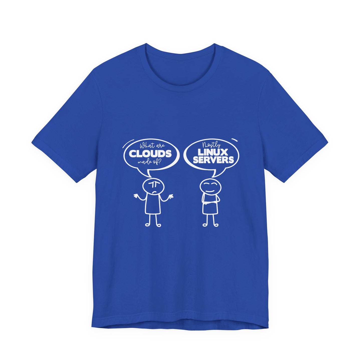 Mostly Linux Servers Funny Cloud T-Shirt