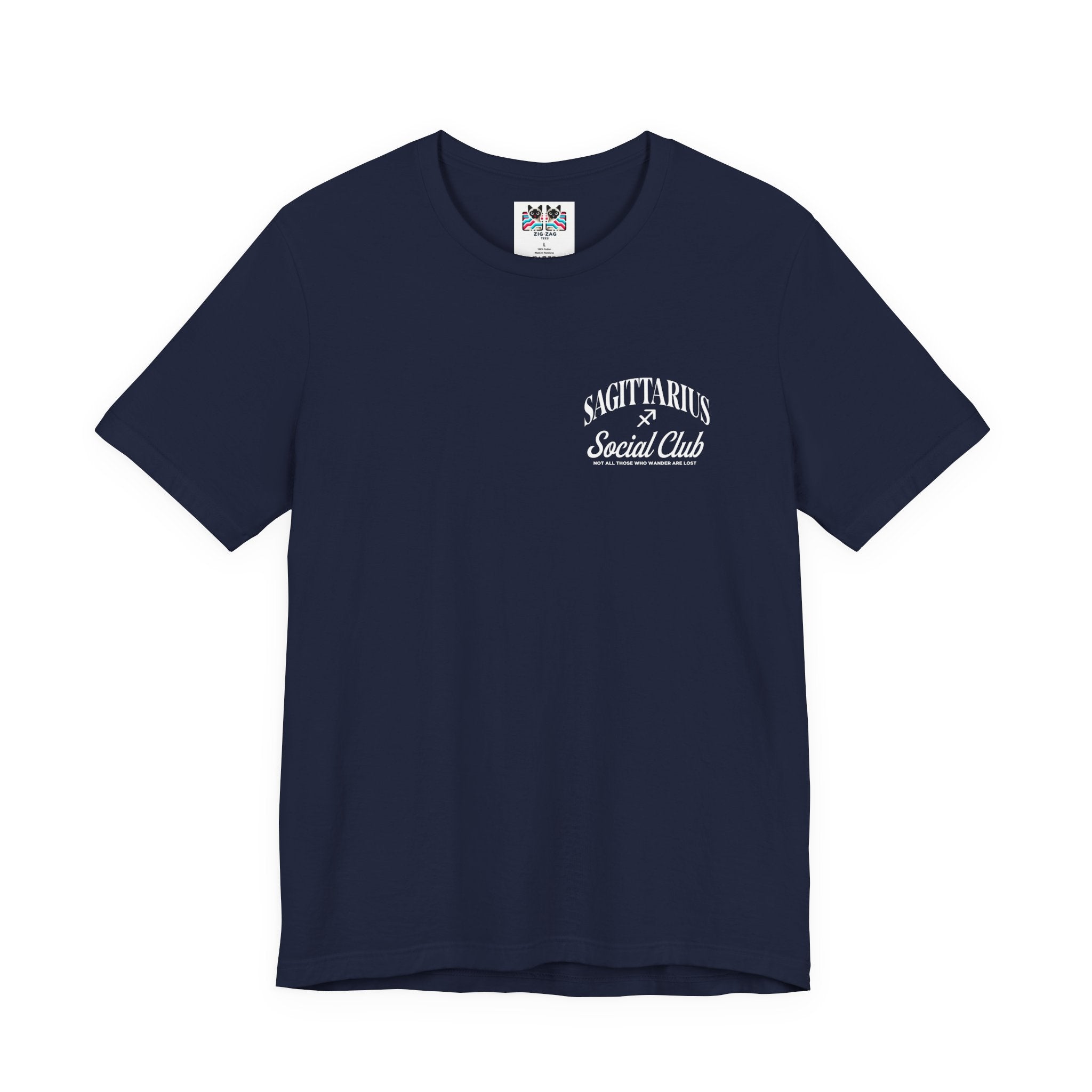 Sagittarius Social Club T-Shirt – Not All Those Who Wander Are Lost