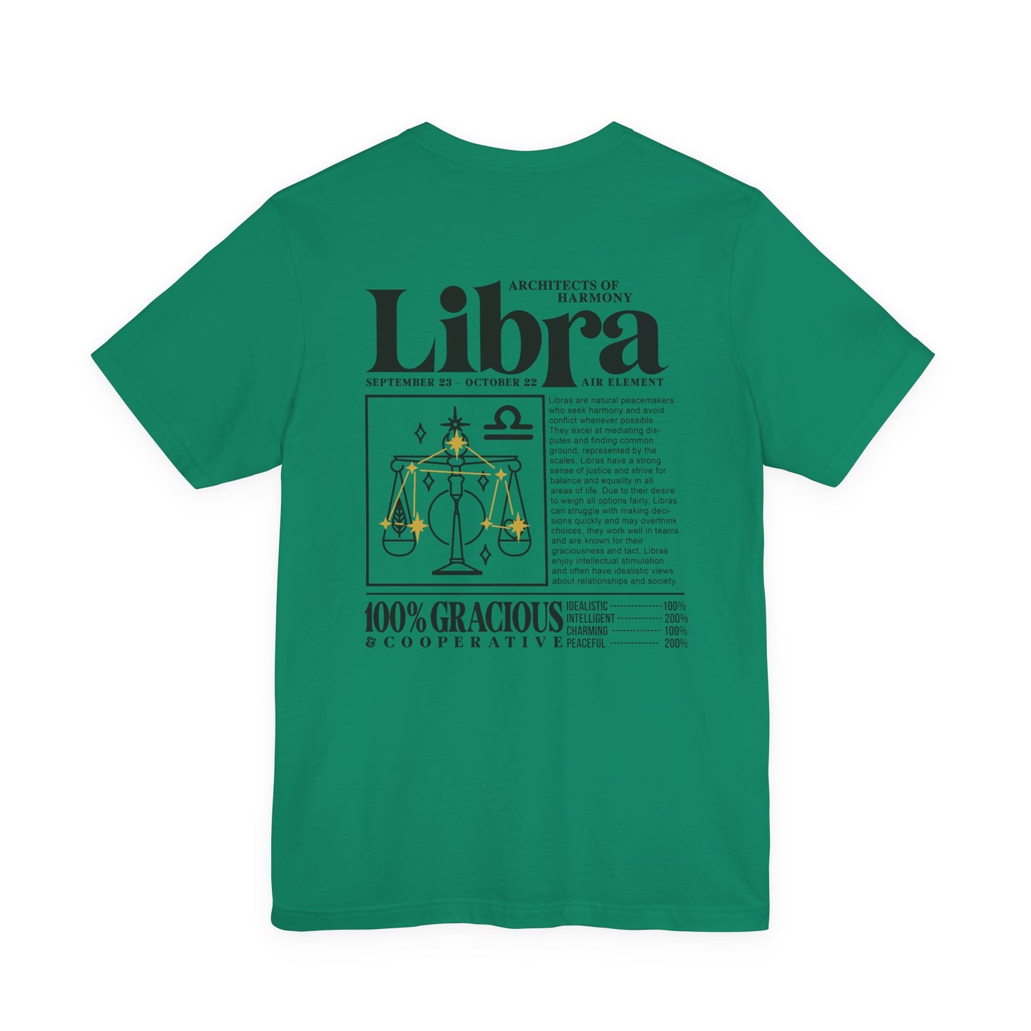 Libra Zodiac T-Shirt – Architects of Harmony Air Element