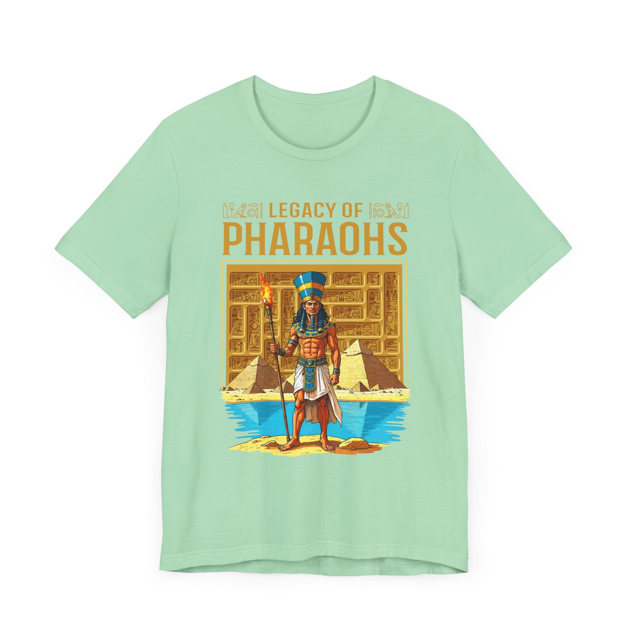 Legacy of Pharaohs Tee, Egyptian History Shirt, Ancient Kings Graphic Tee, Pyramid Power Top, Royal Heritage Gift